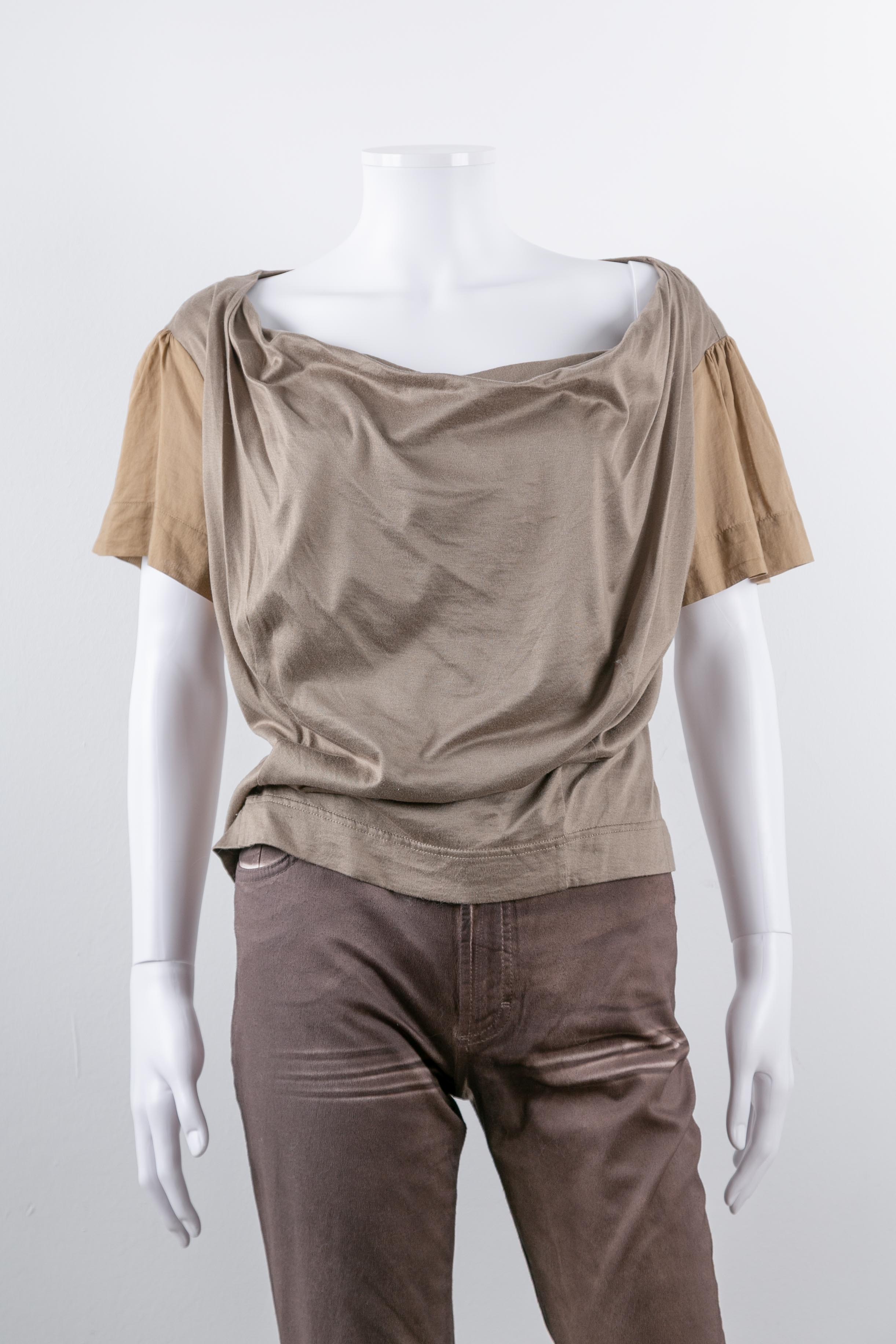 DRAPED NECKLINE TOP