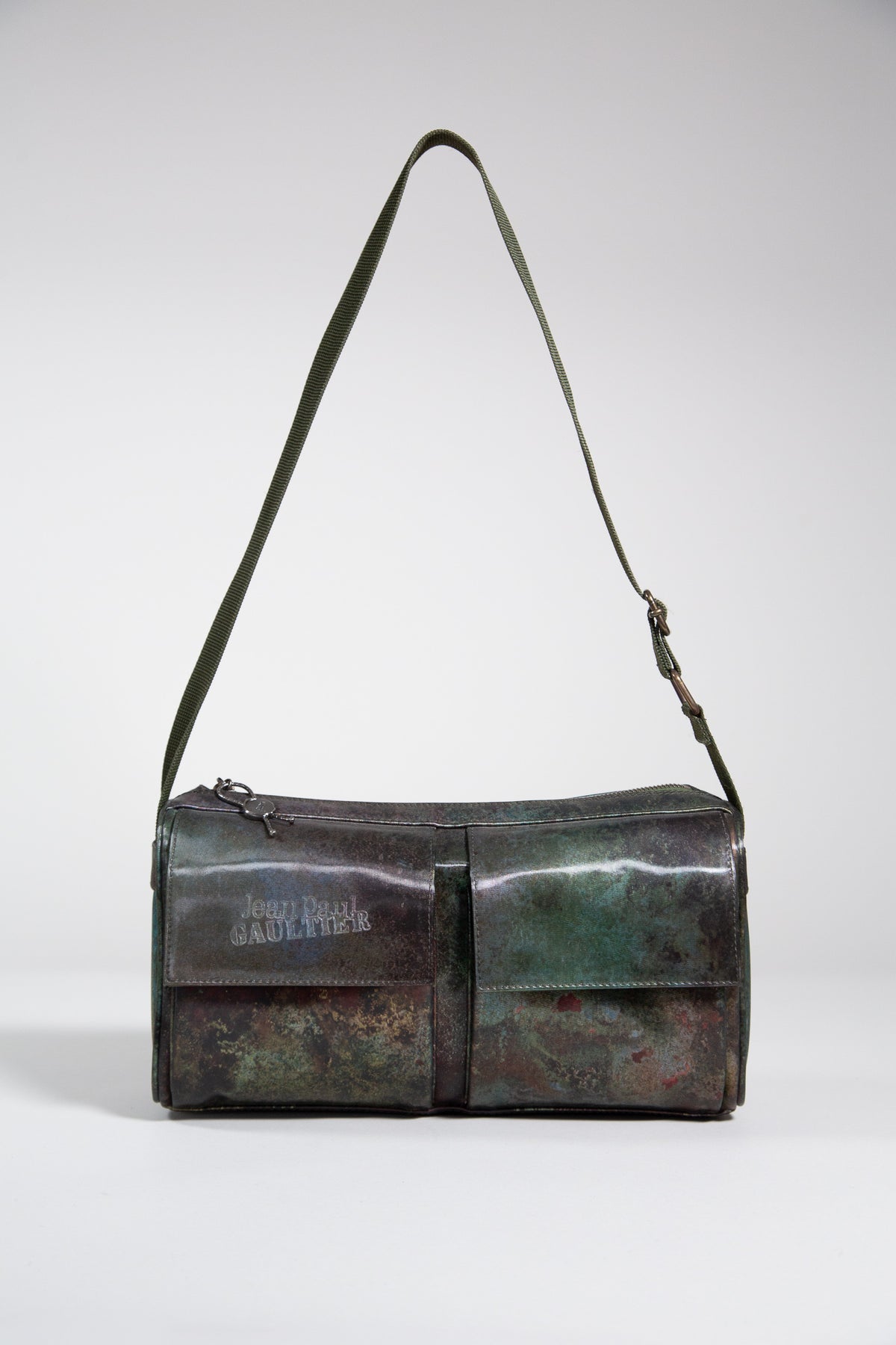 JEAN PAUL GAULTIER 1995 DUSTY RUST SHOULDER BAG