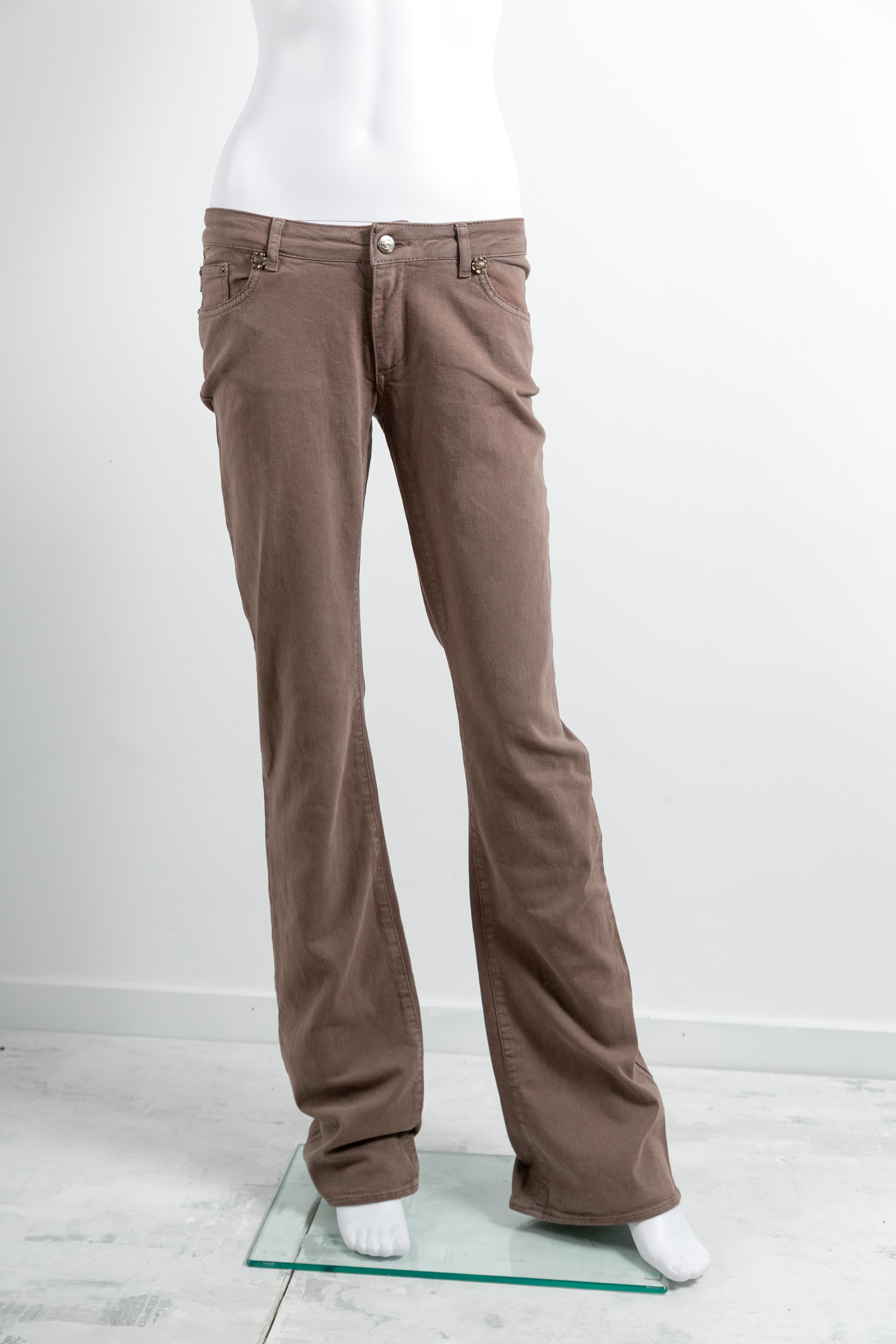 BROWN FLARED PANTS