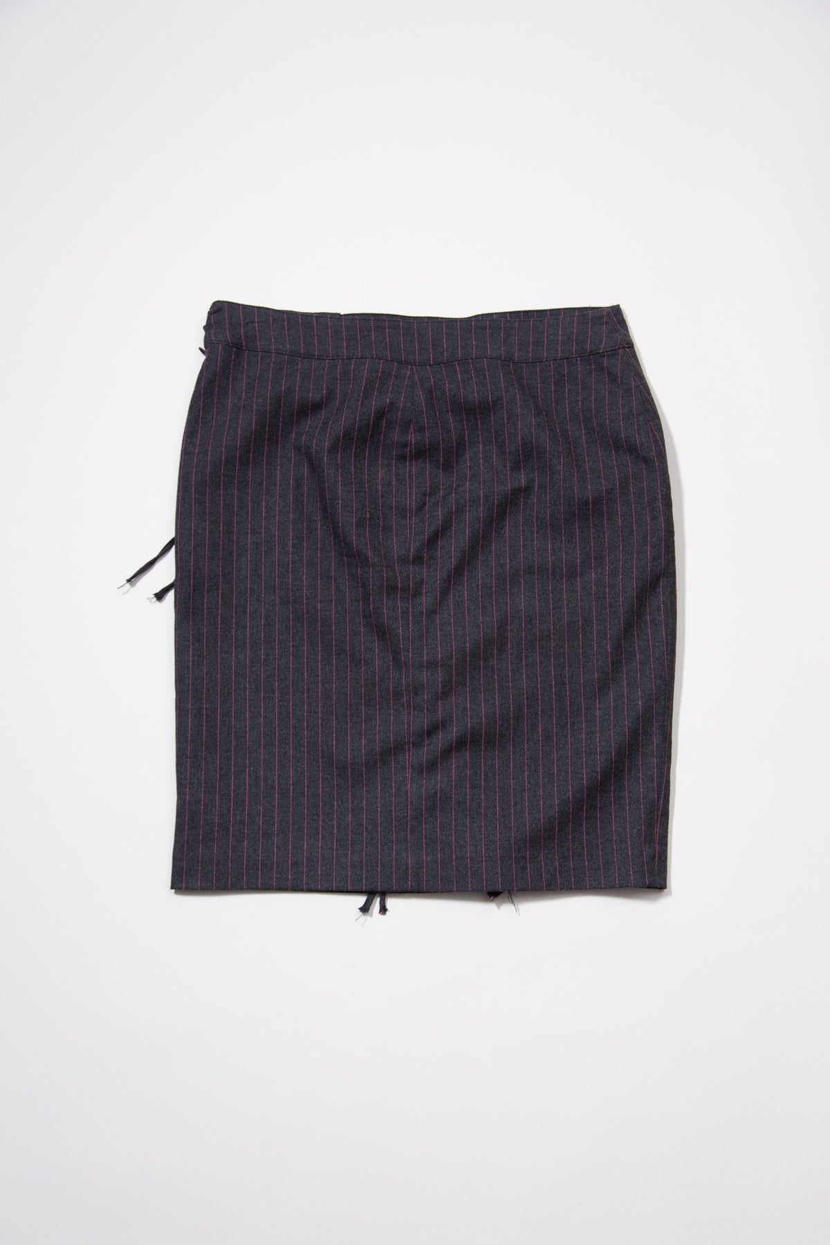ICEBERG PINSTRIPE ZIP DETAIL SKIRT