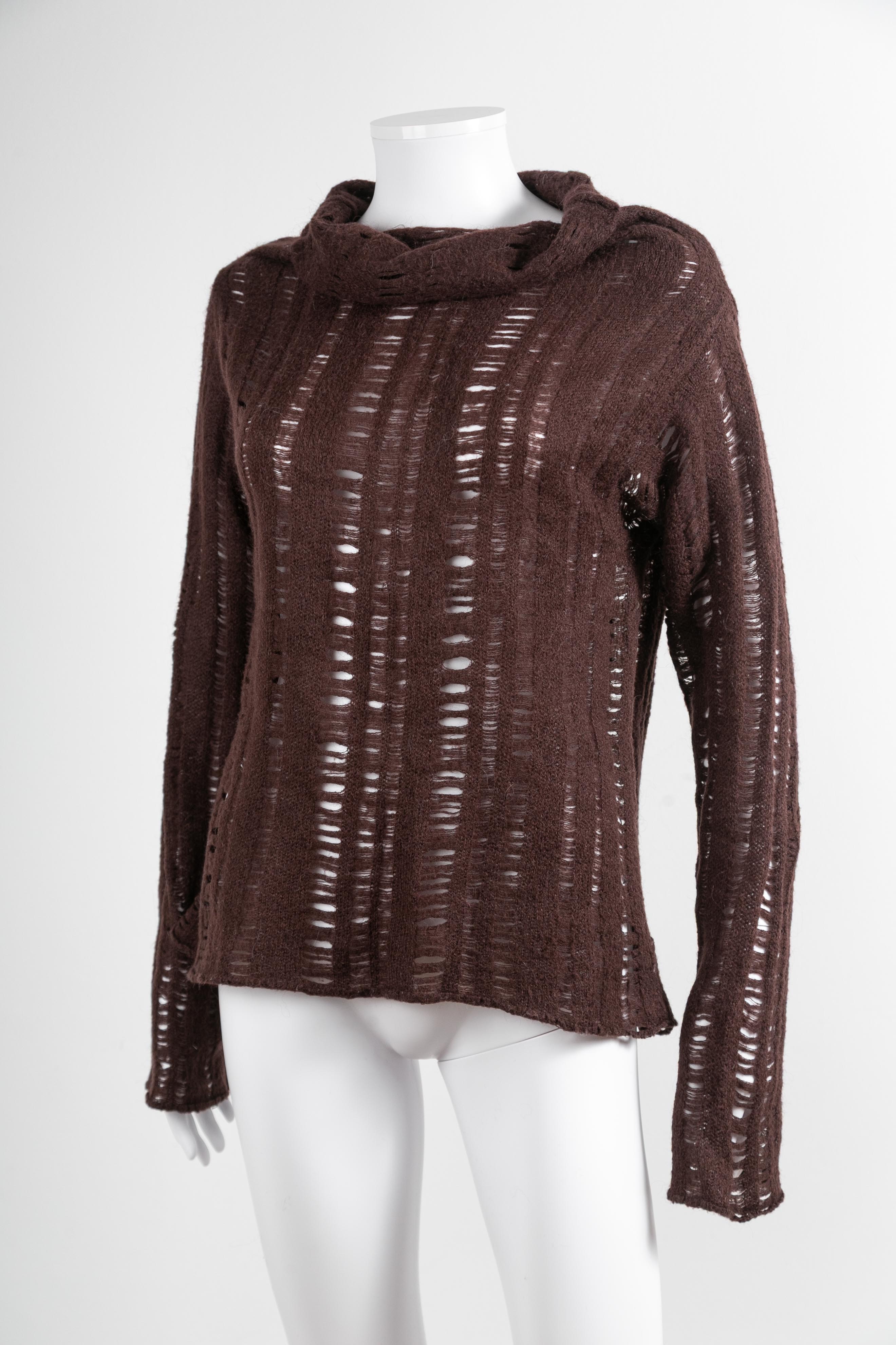 SHEER KNIT SWEATER