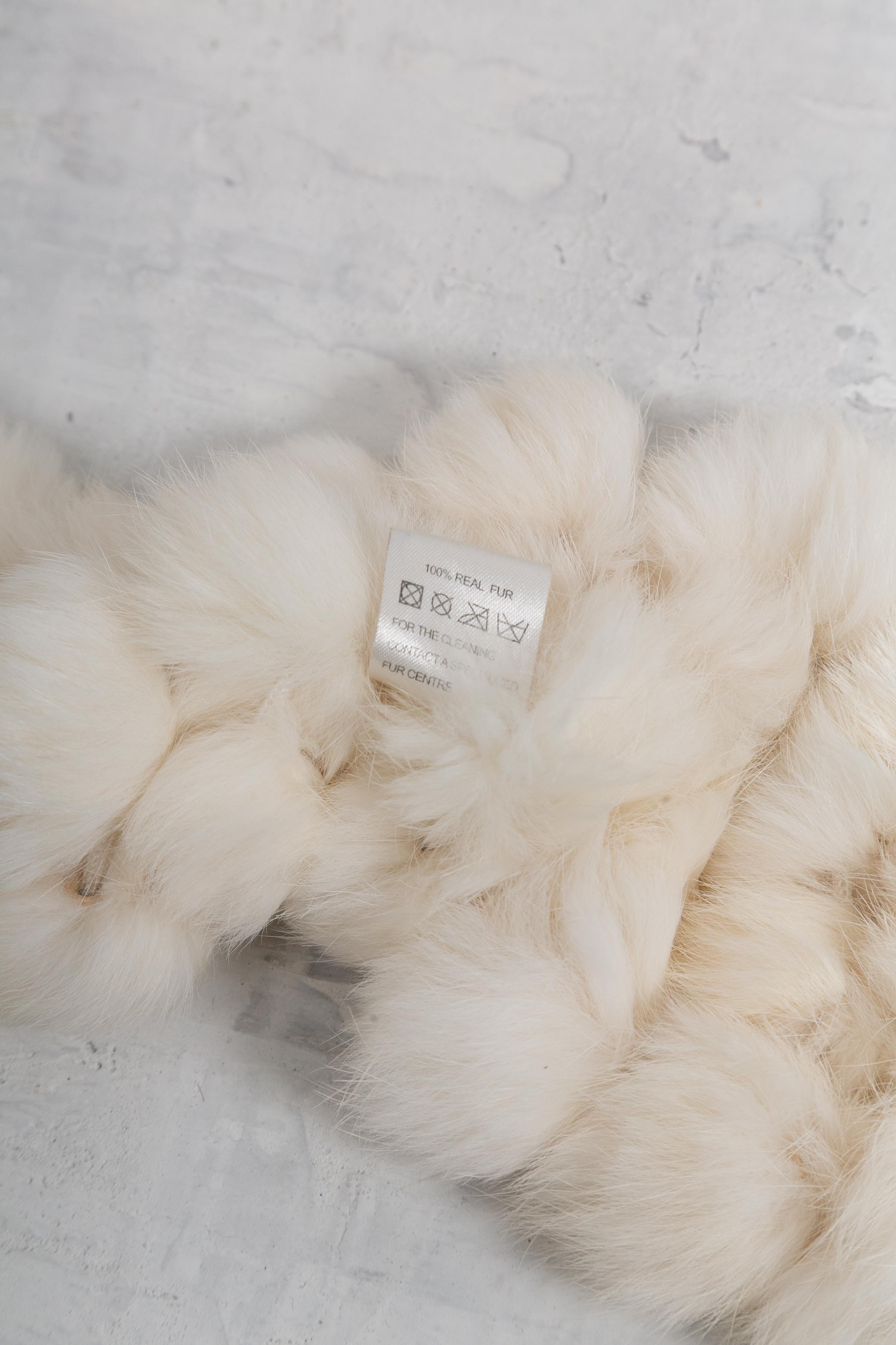 LAPIN FUR SCARF