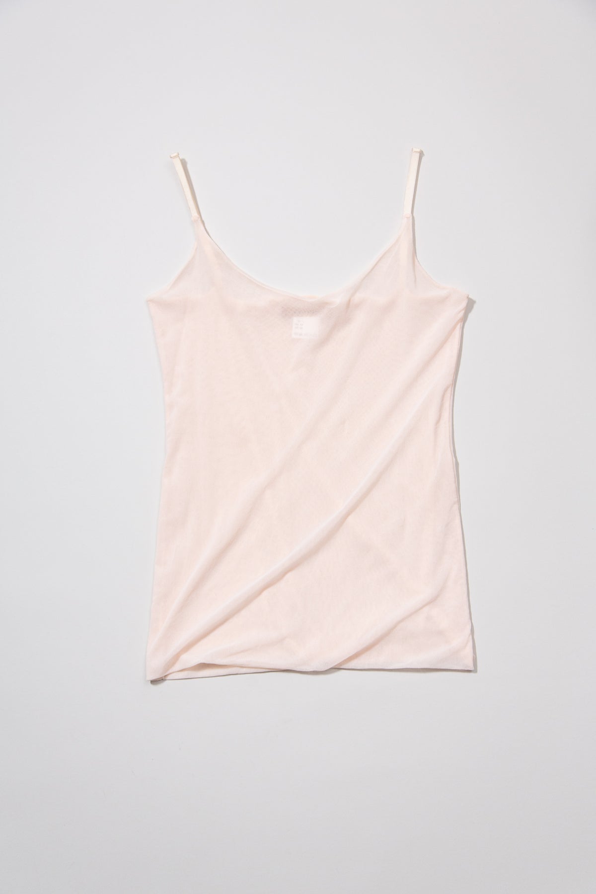 SOFT PINK DOUBLE-LAYERED MESH TOP