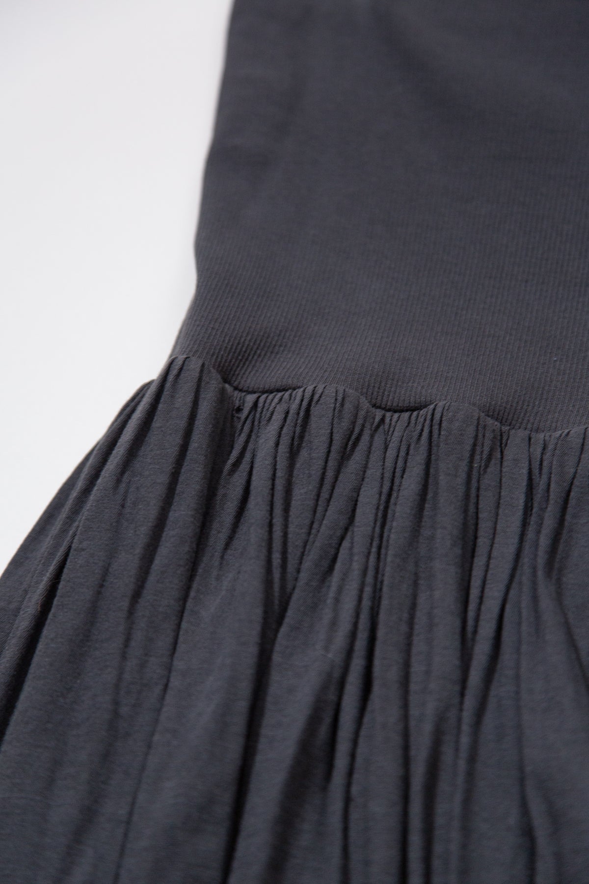 GREY BUBBLE TWIST MINI SKIRT