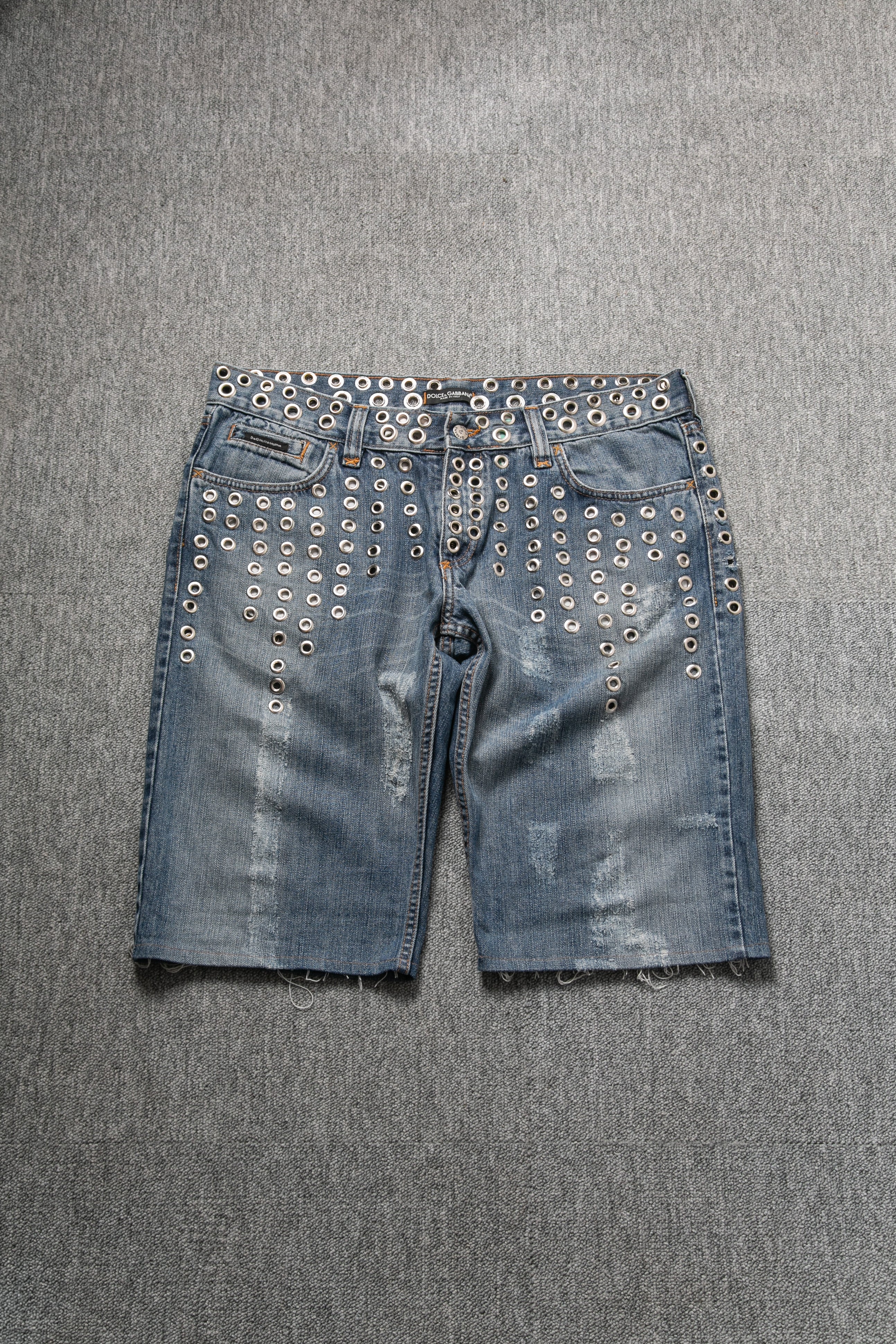 SS2006 PUNK BUCKLED DENIM