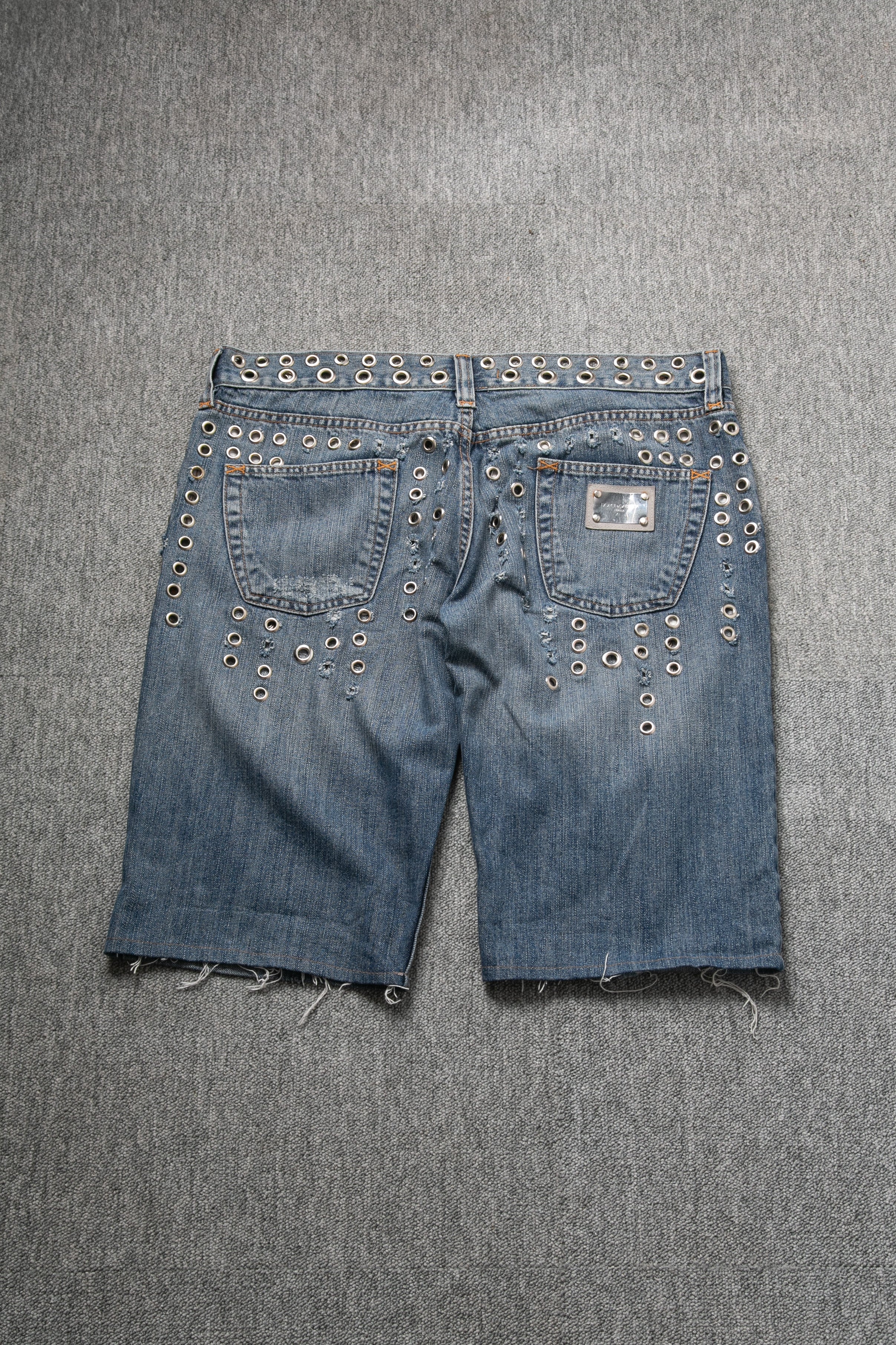 SS2006 PUNK BUCKLED DENIM