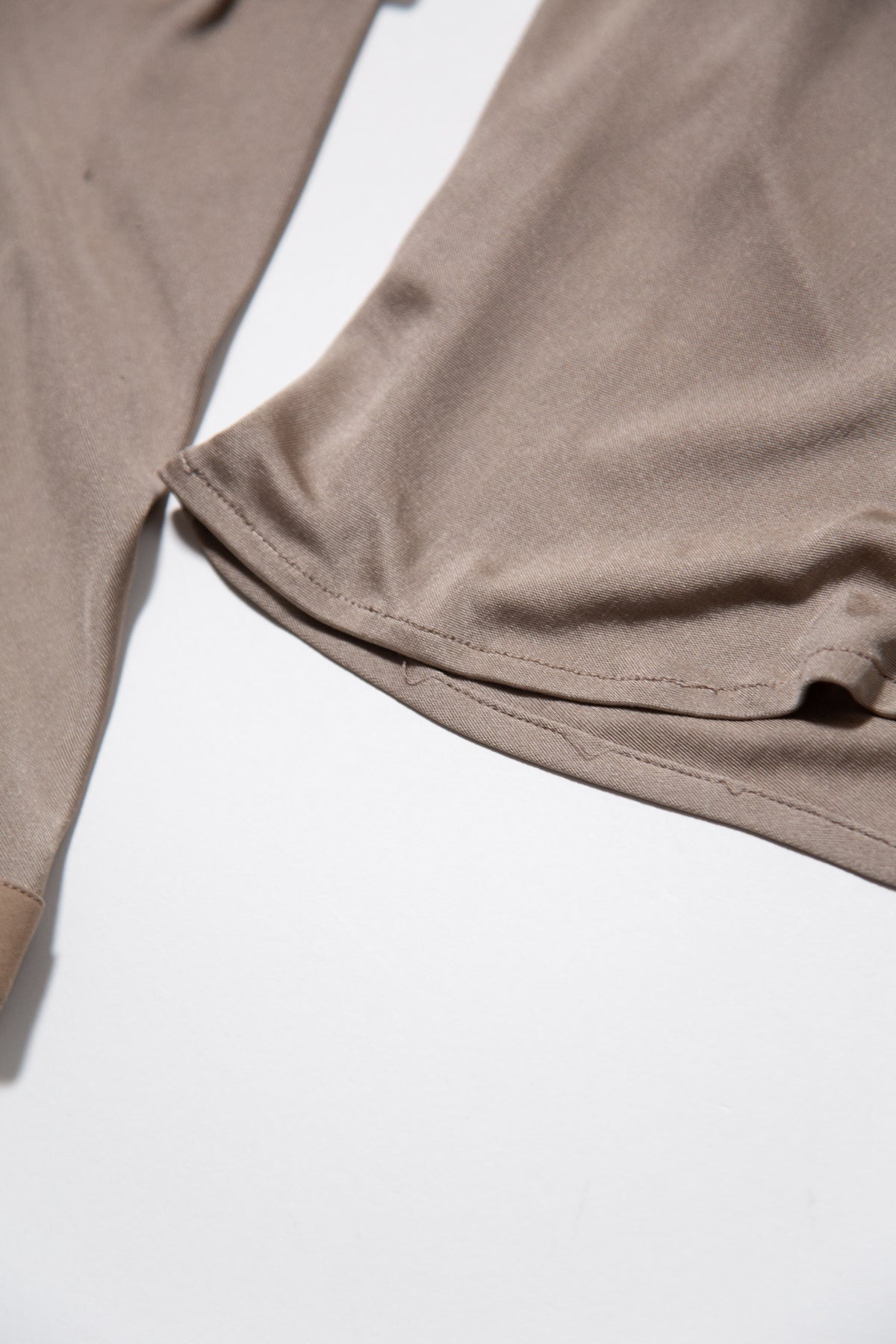 GIANNI VERSACE DRAPED LONG SLEEVE TOP