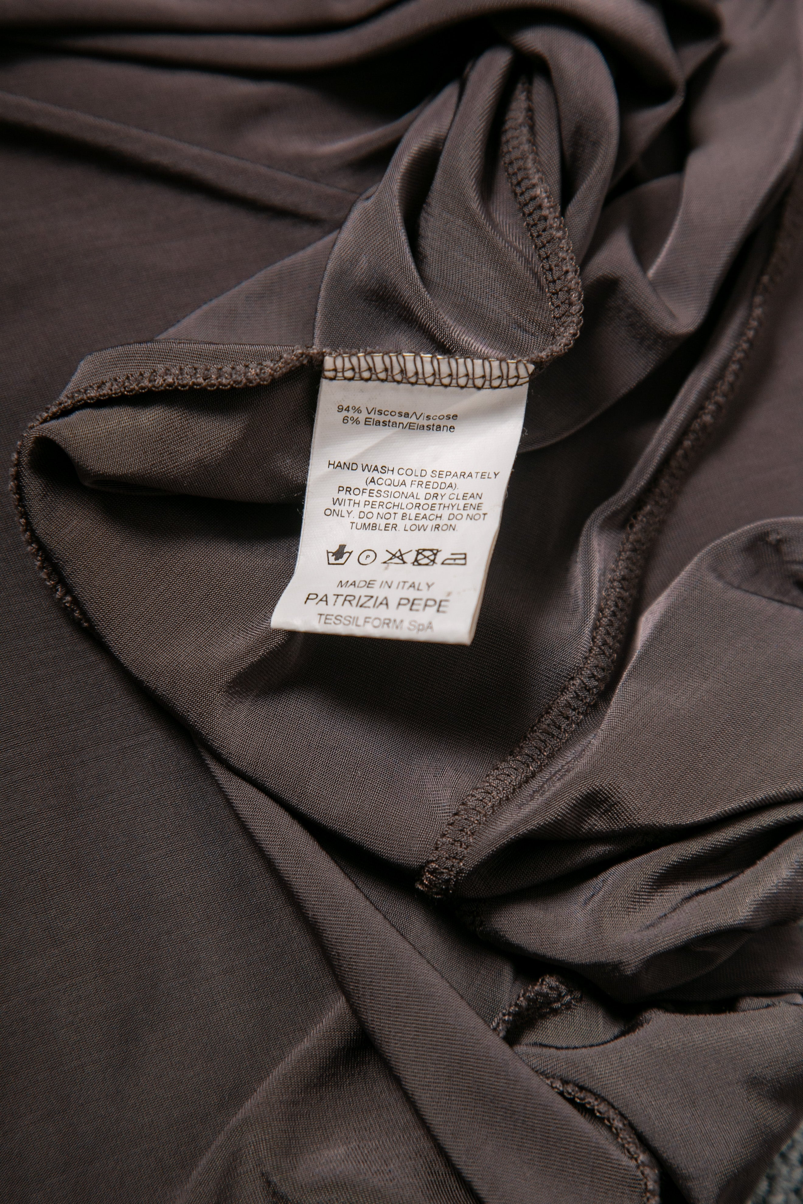 RUFFLES VISCOSE STAPELESS DRESS
