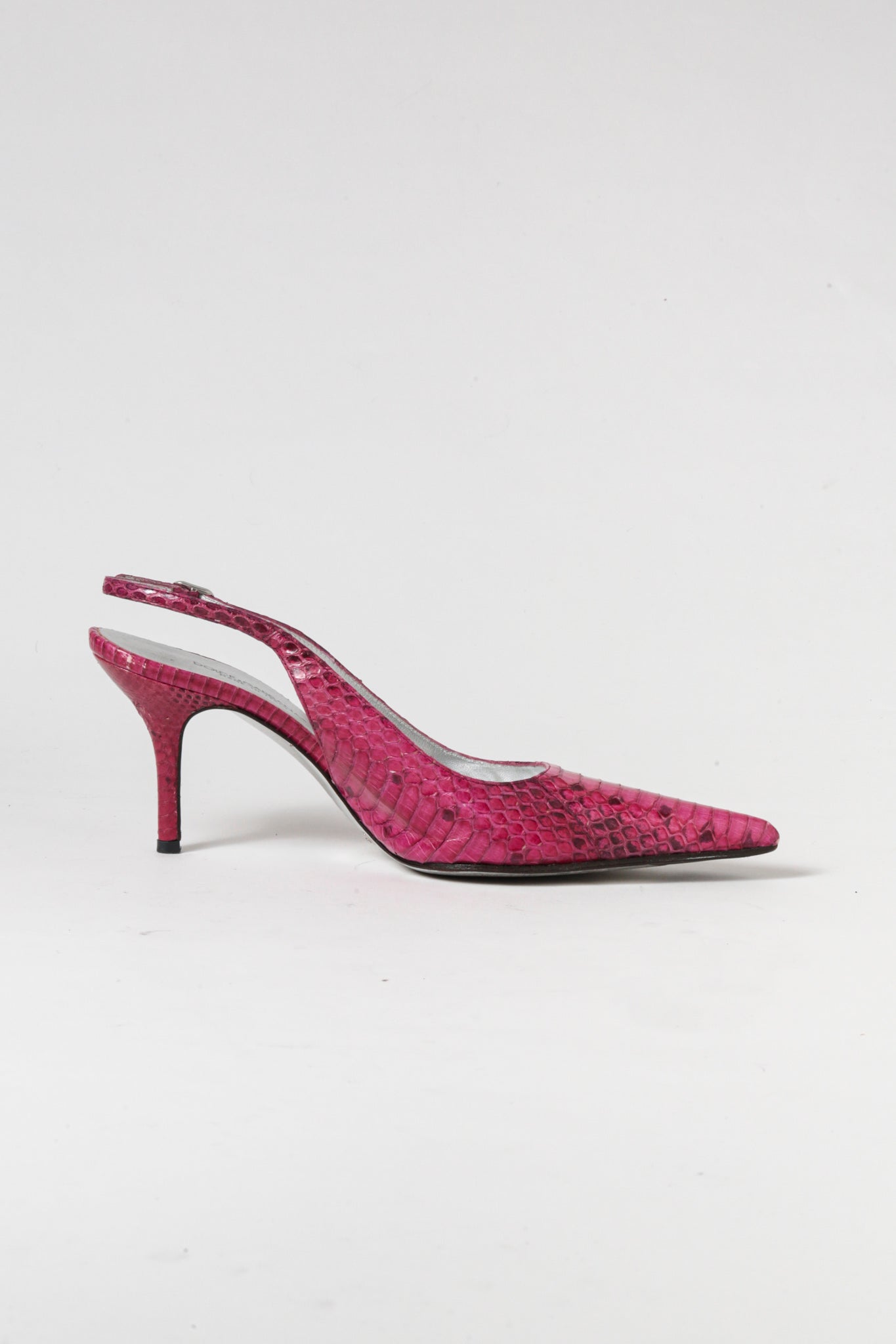 D&G Hot Pink Snake Heels