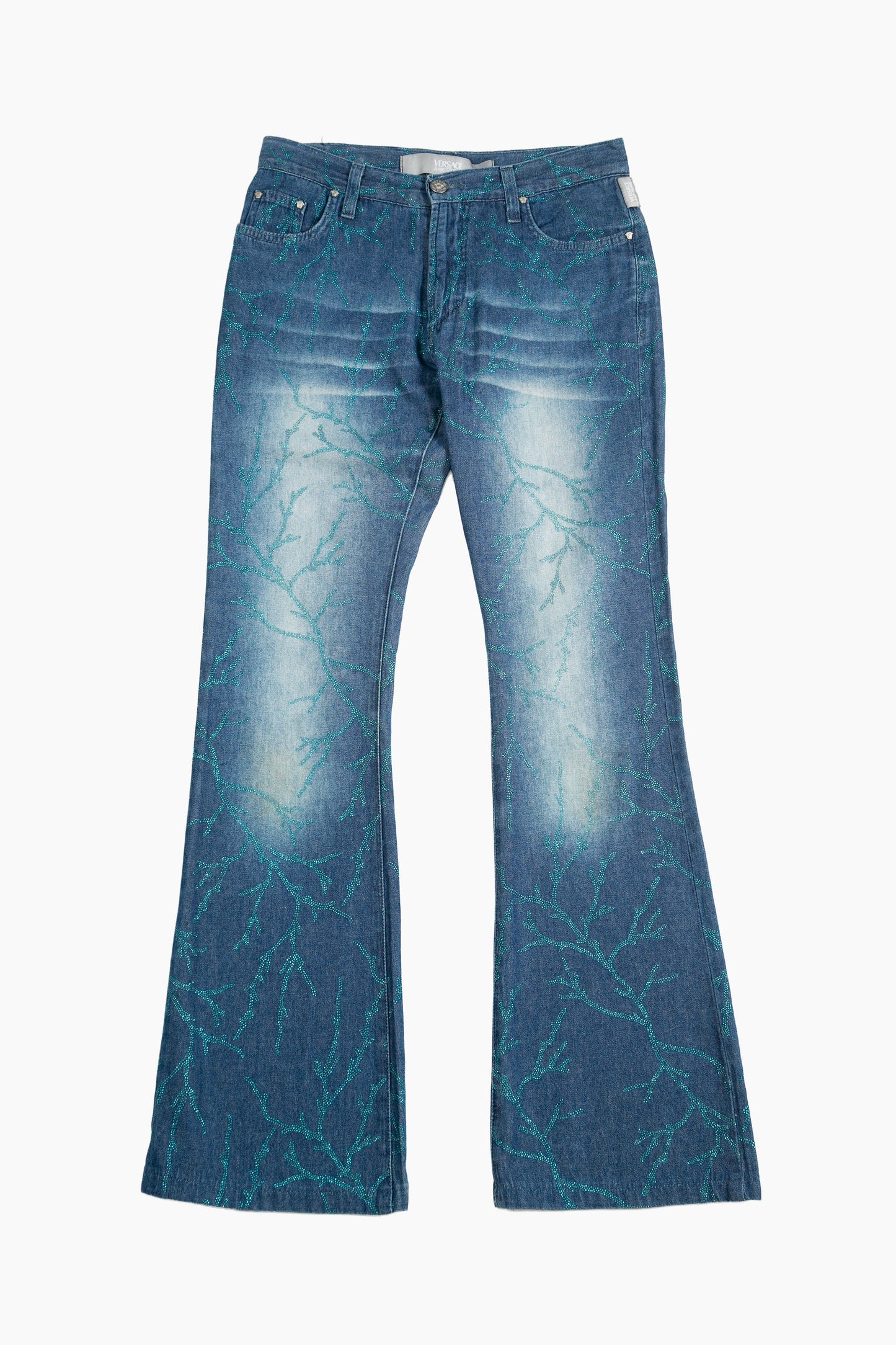 Versace Blue Lightning Jeans