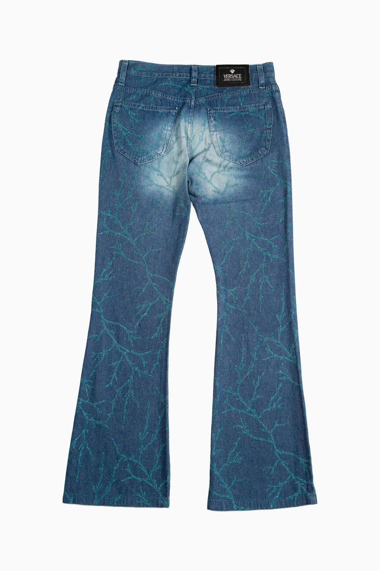 Versace Blue Lightning Jeans