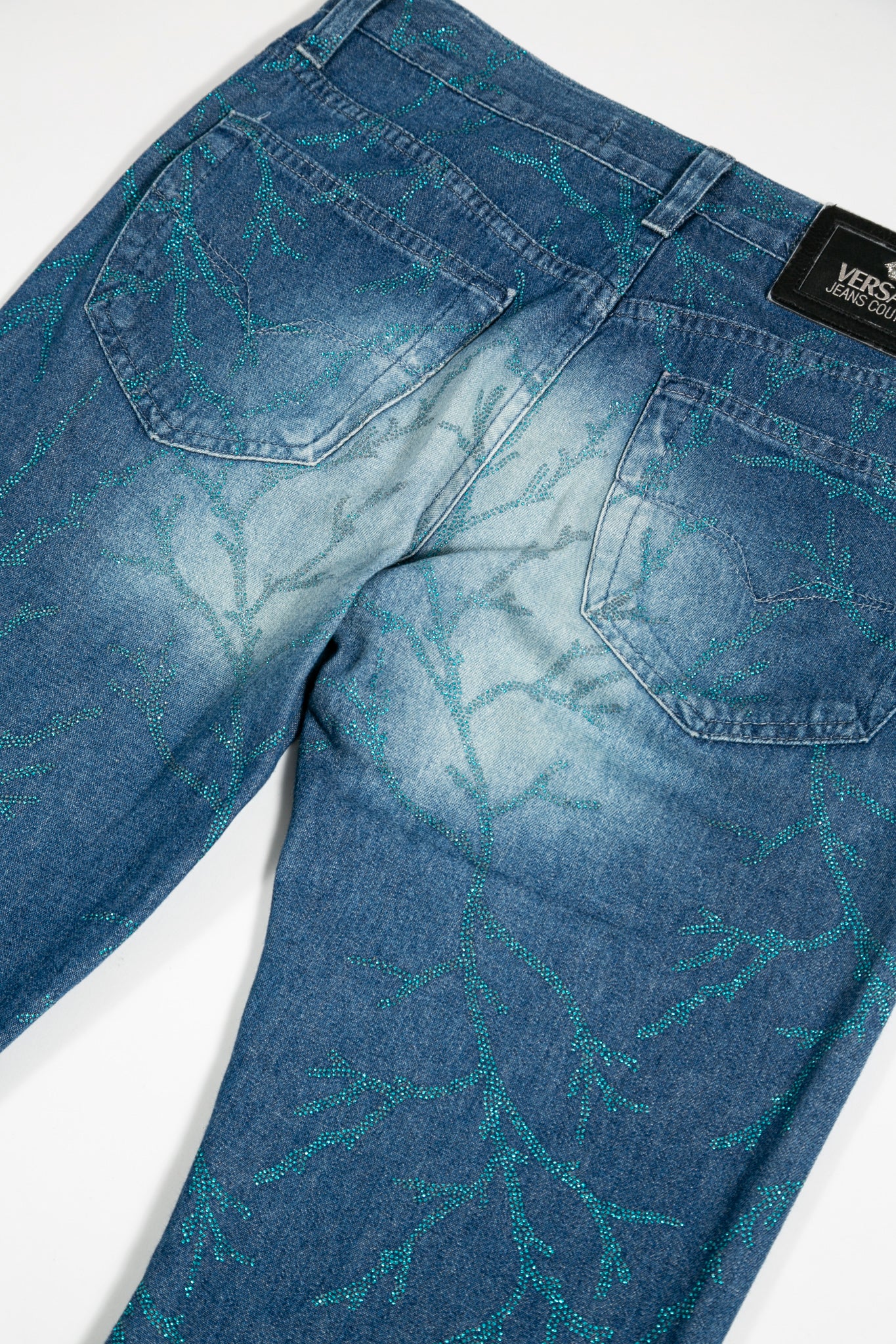 Versace Blue Lightning Jeans