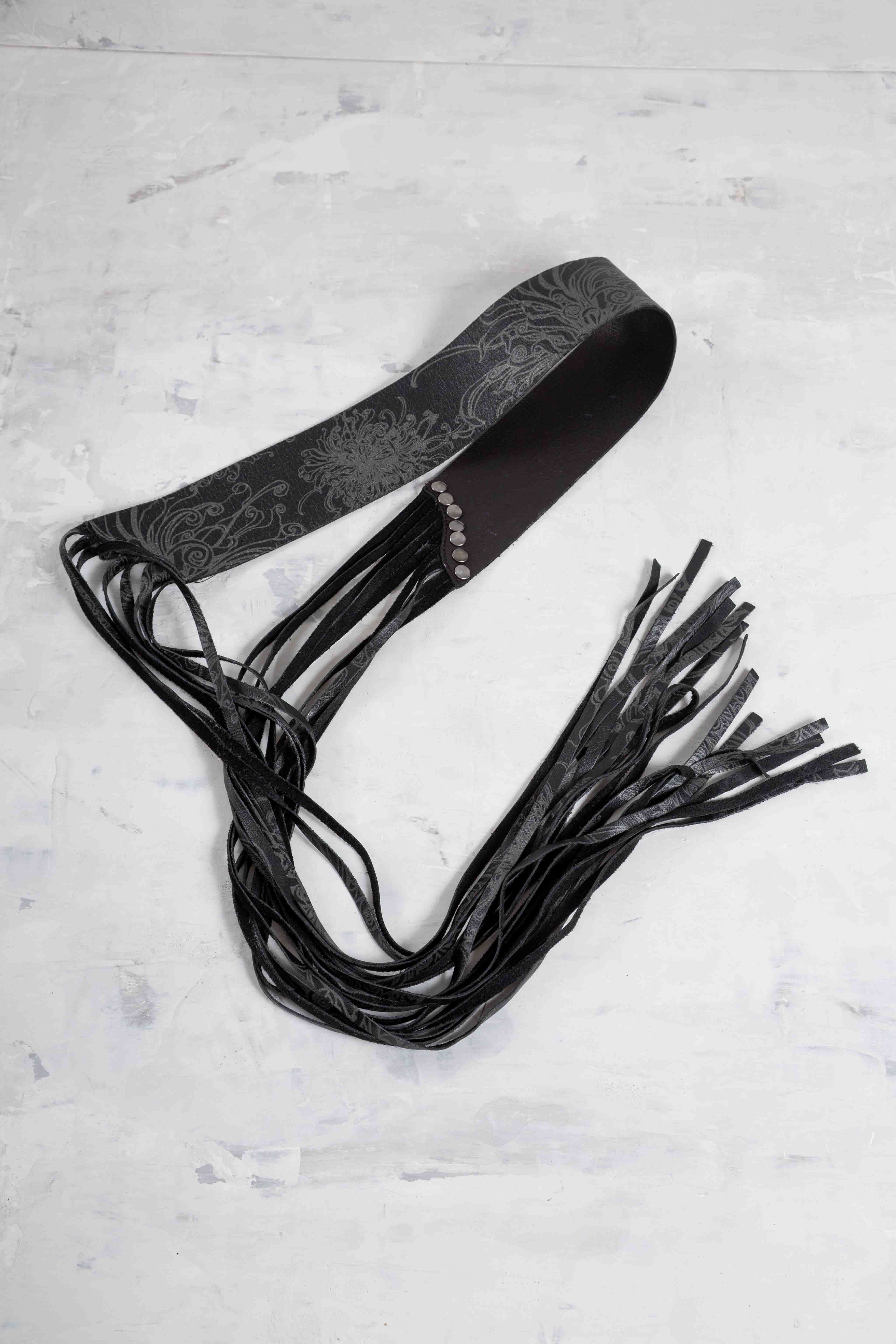 FRINGED EQUESTRIAN BELT