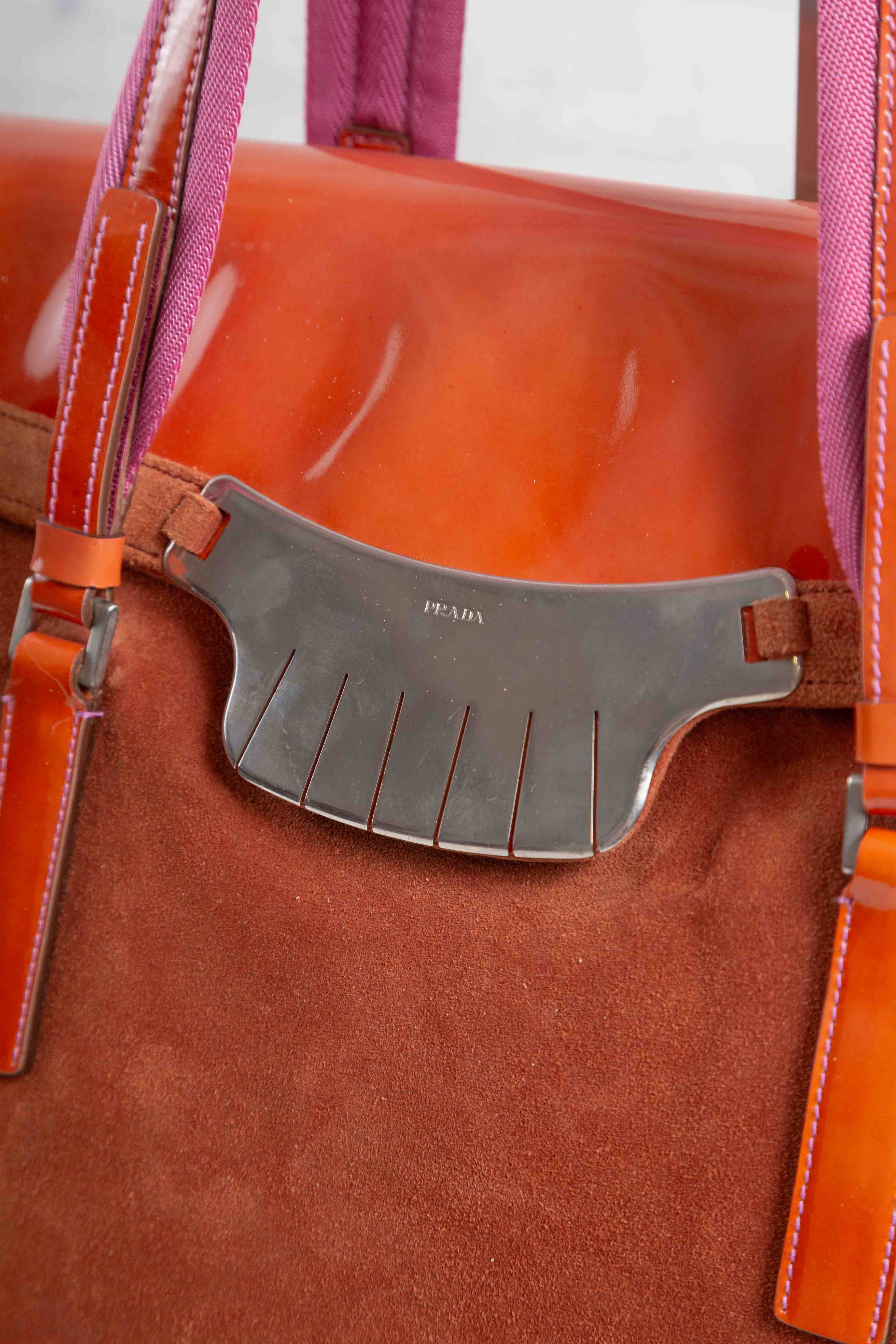 FW1999 SUEDE FRINGE SHOULDER BAG