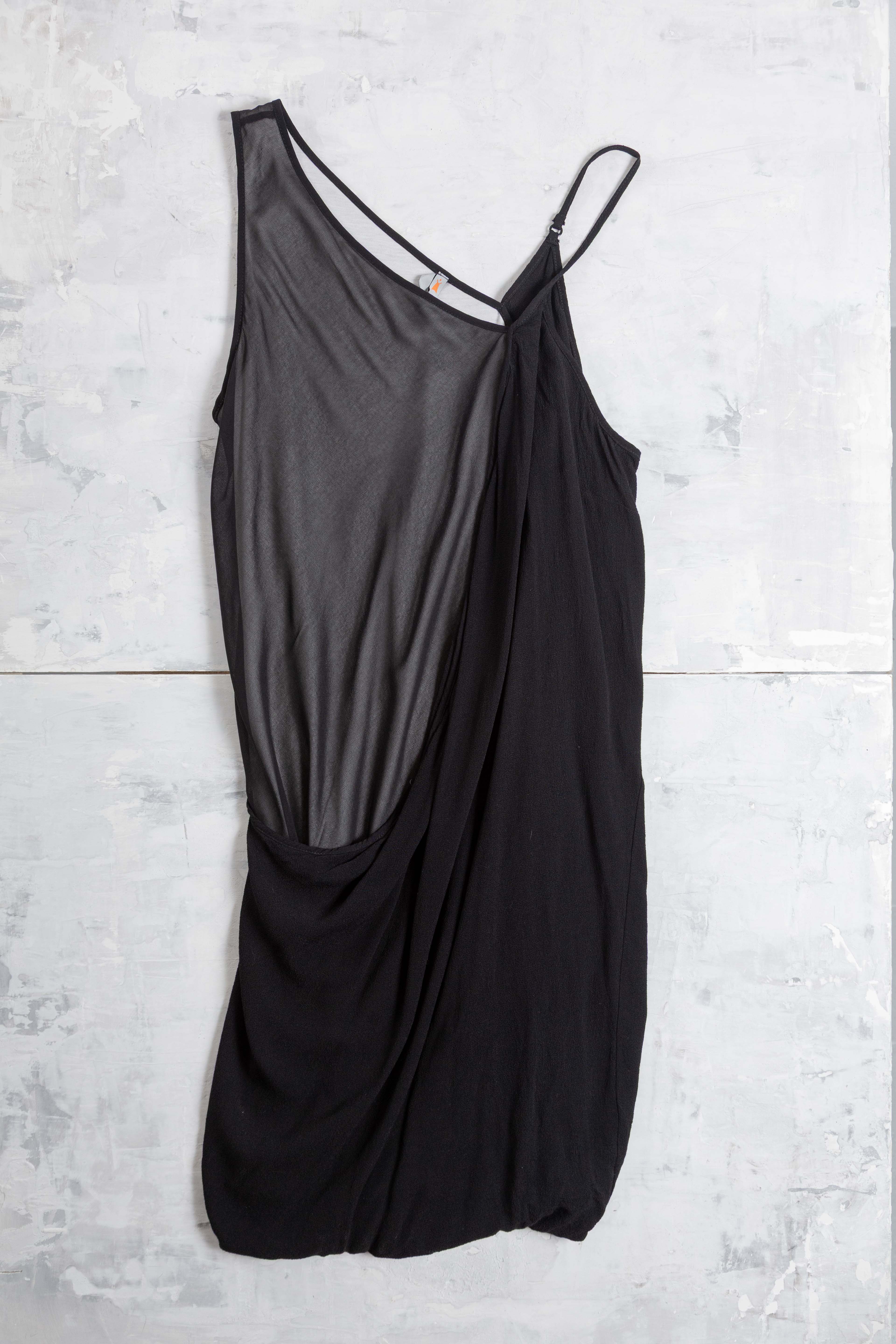 ASYMMETRIC LAYERED VISCOSE DRESS