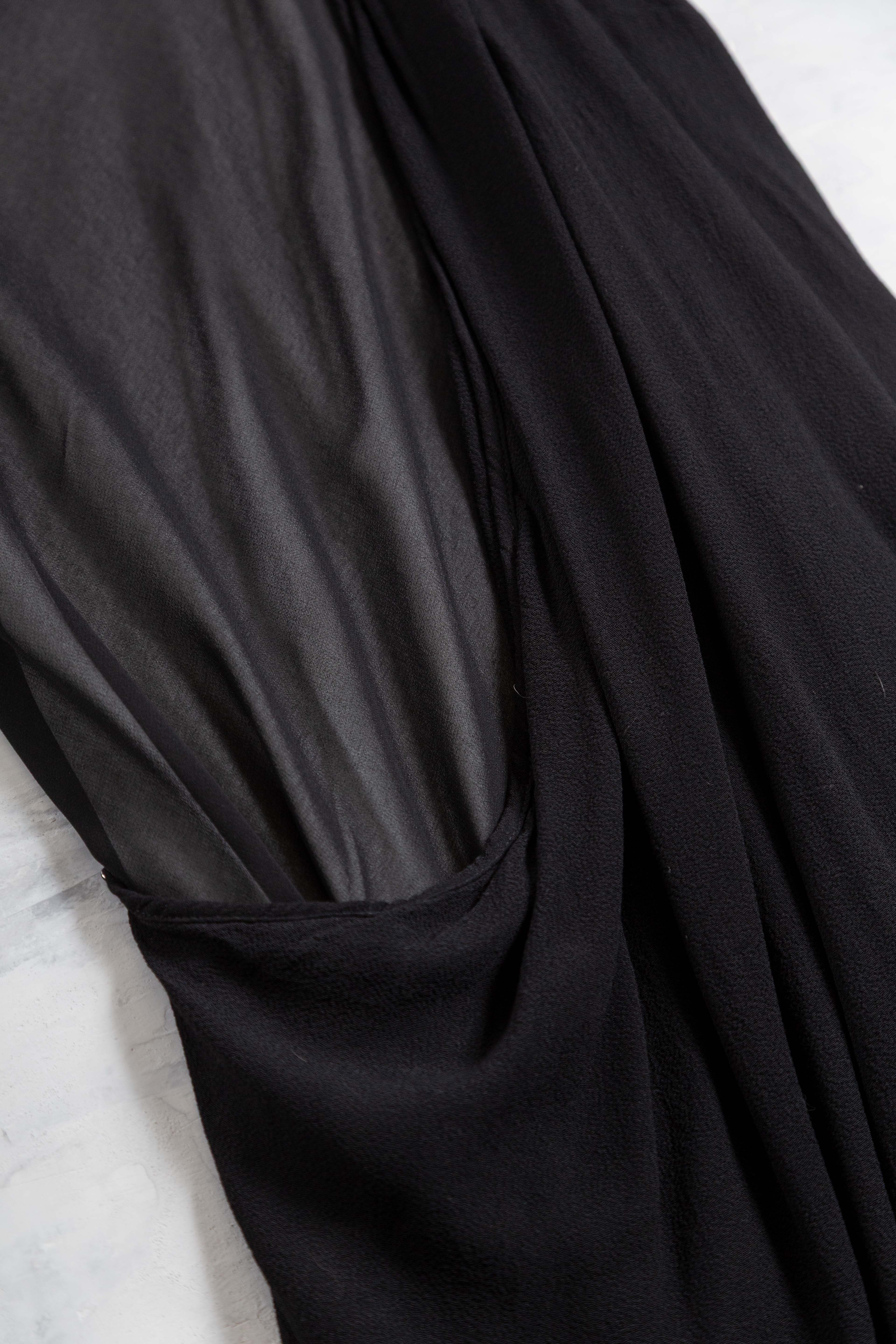 ASYMMETRIC LAYERED VISCOSE DRESS