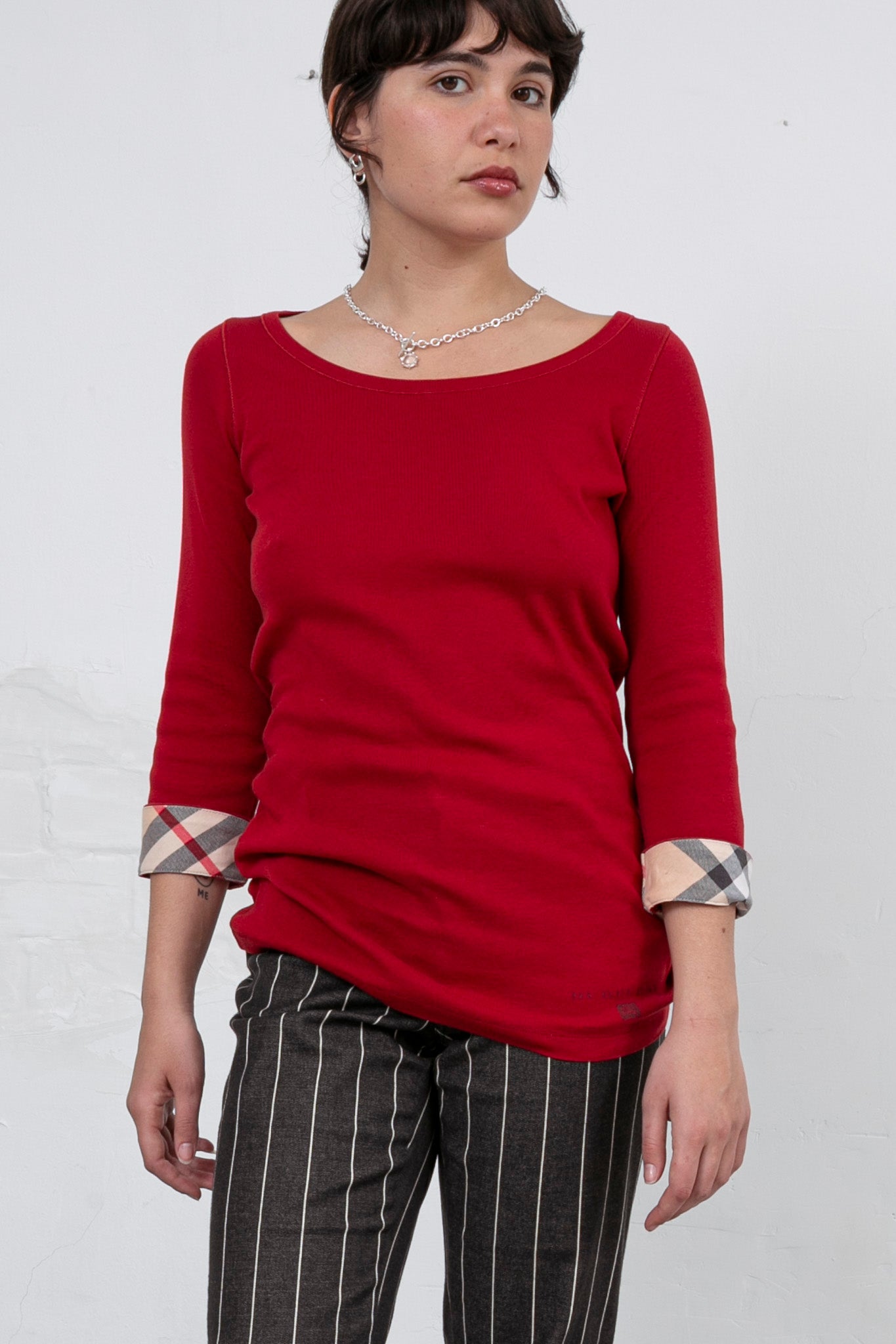 Burberry Rose Plaid Shirt