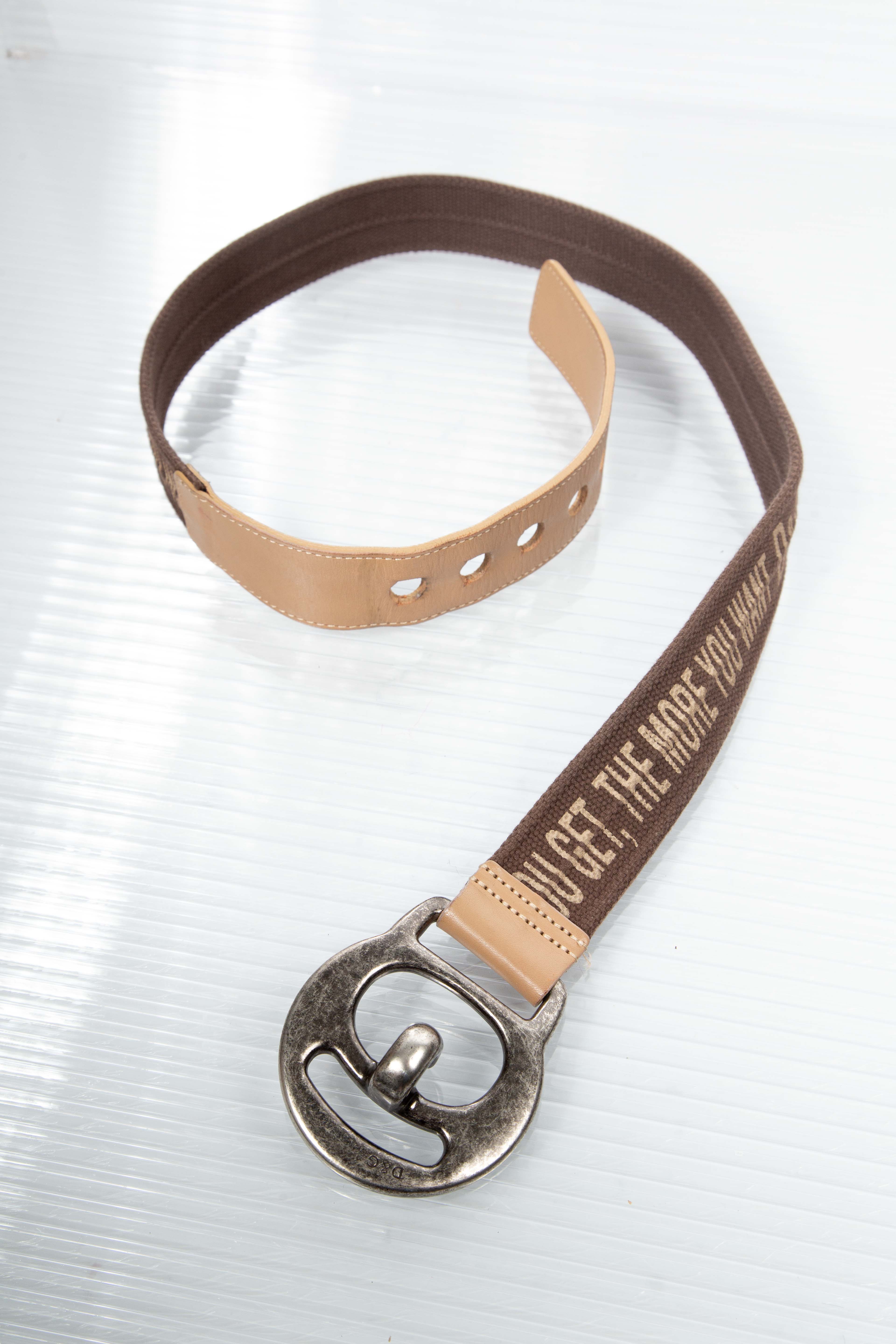 00S 'THE MORE YOU WANT' CANVAS BELT