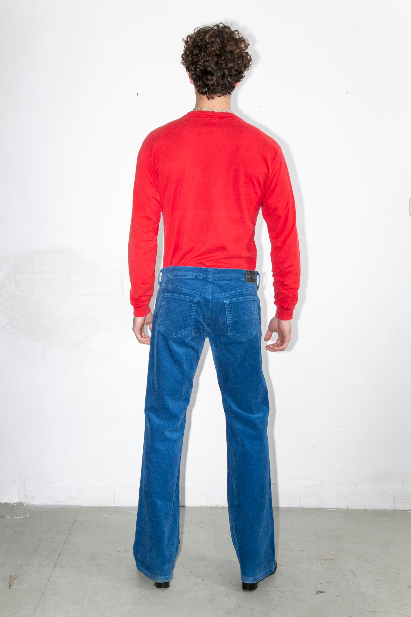 Armani Blue Corduroy Pants