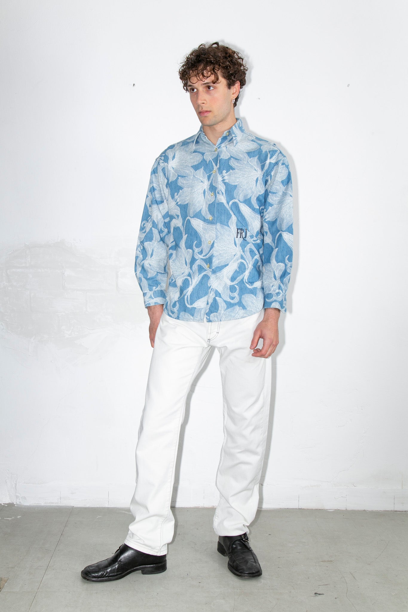 Ferre Lilies Buttoned Shirt