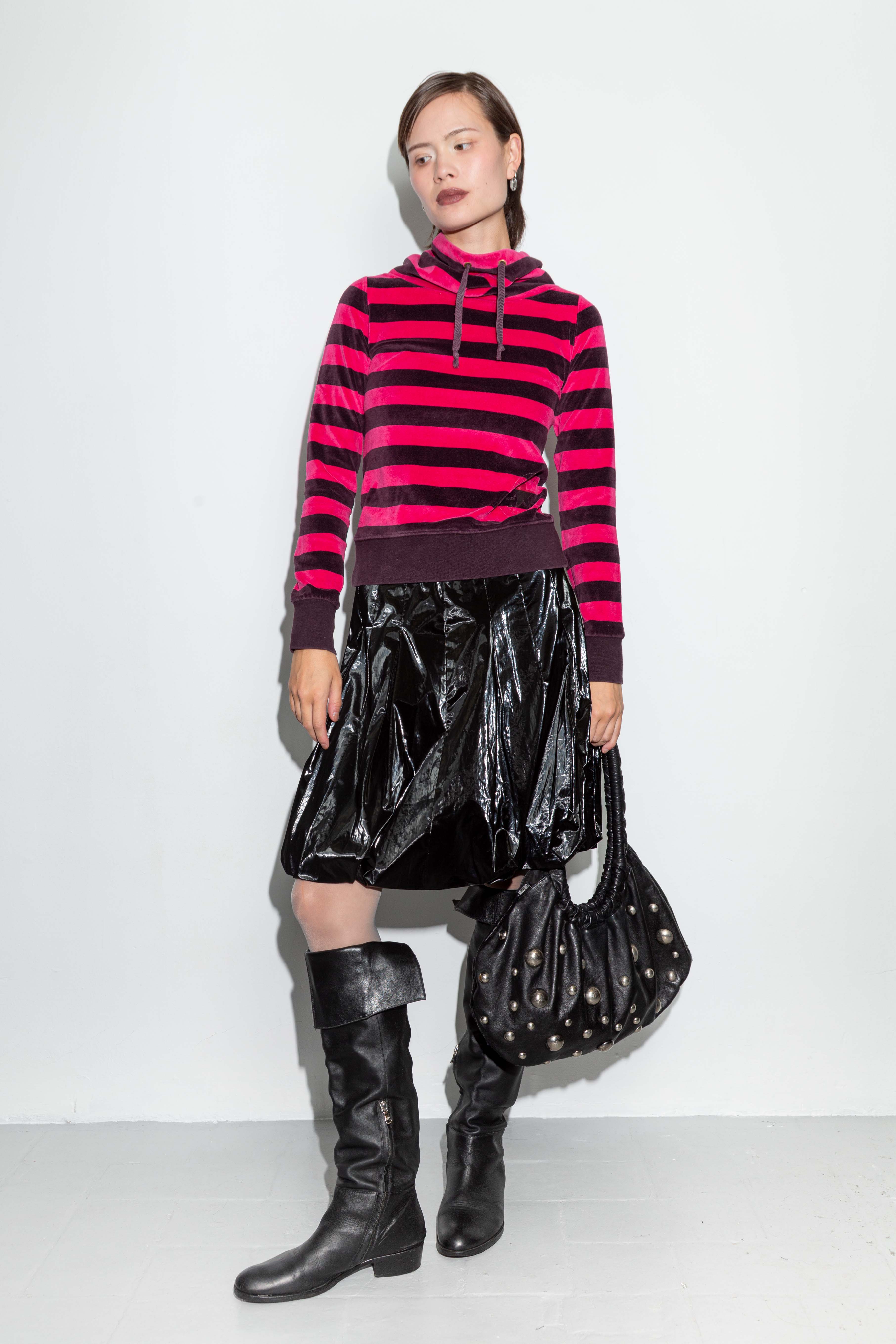 PINK TONED STRIPED SWEATER