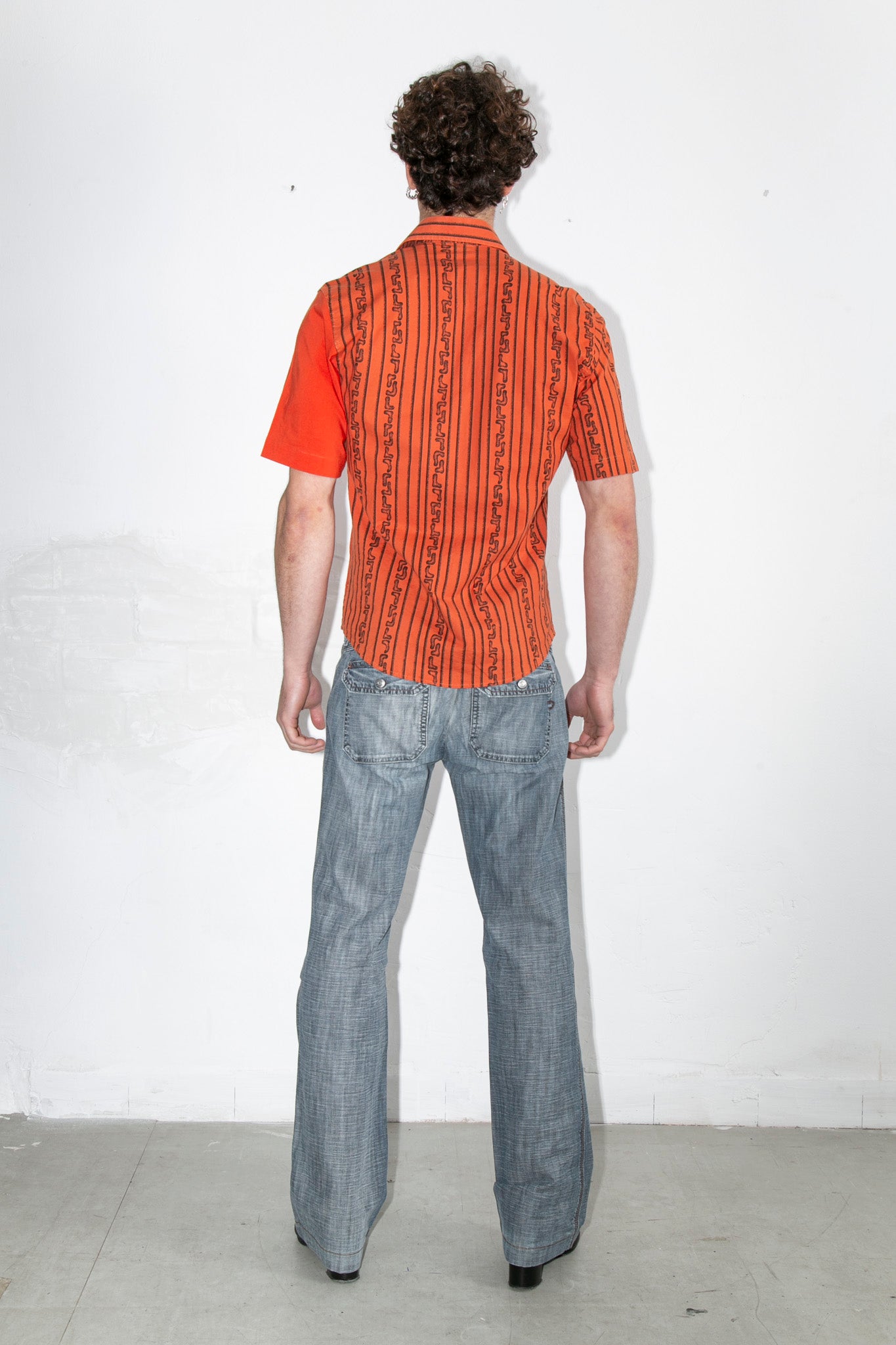 D&G Orange Bones Shirt