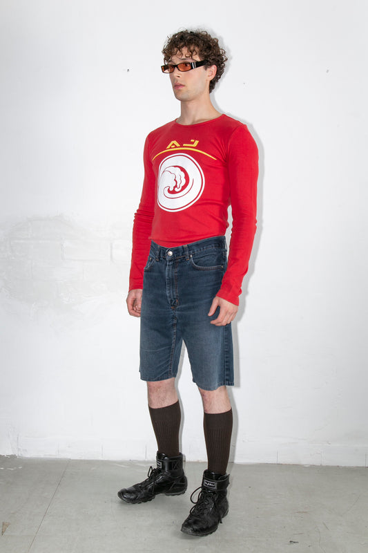 Armani Red Wave Shirt