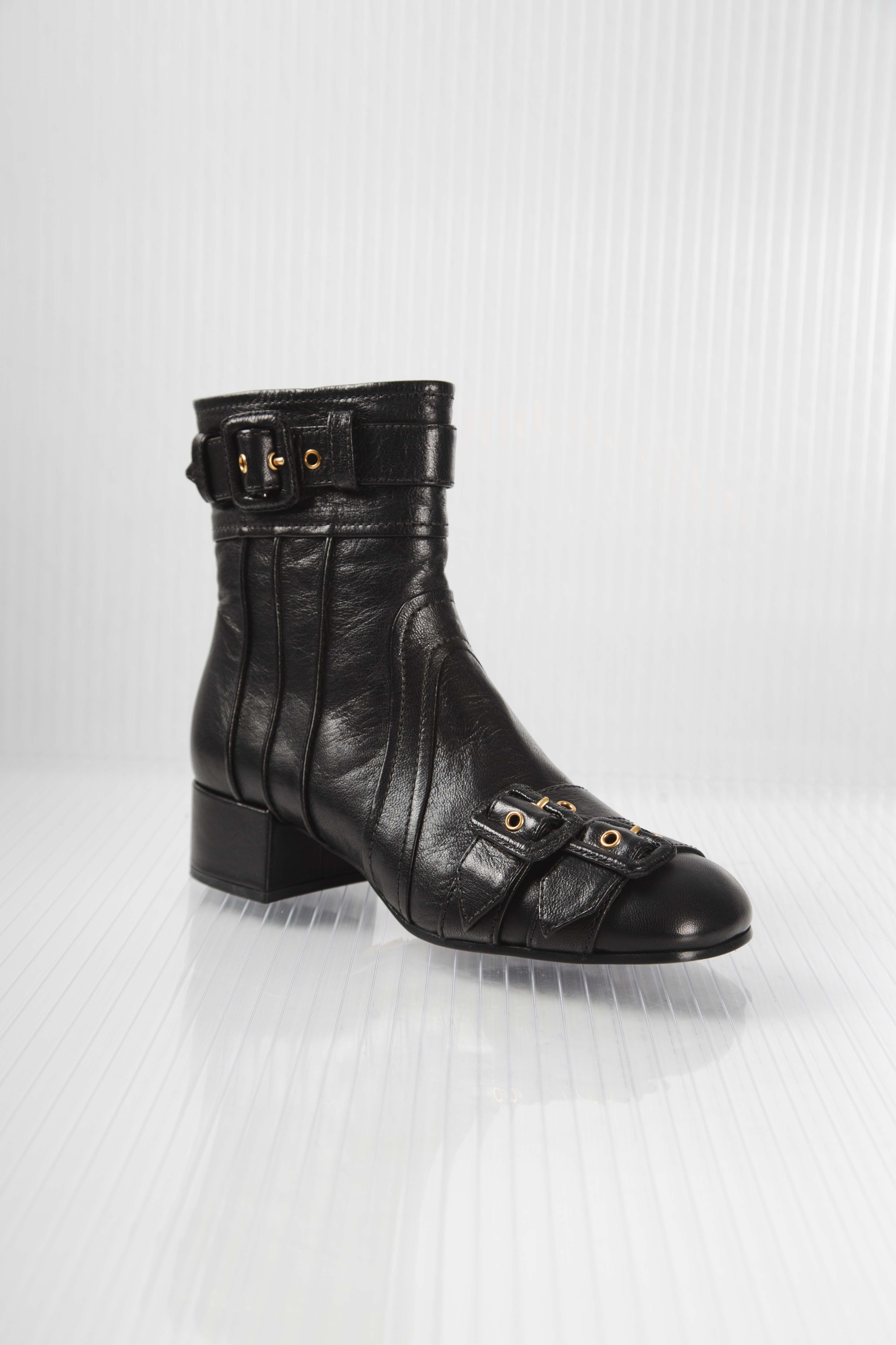 FW2017 ANKLE BUCKLED BOOTS