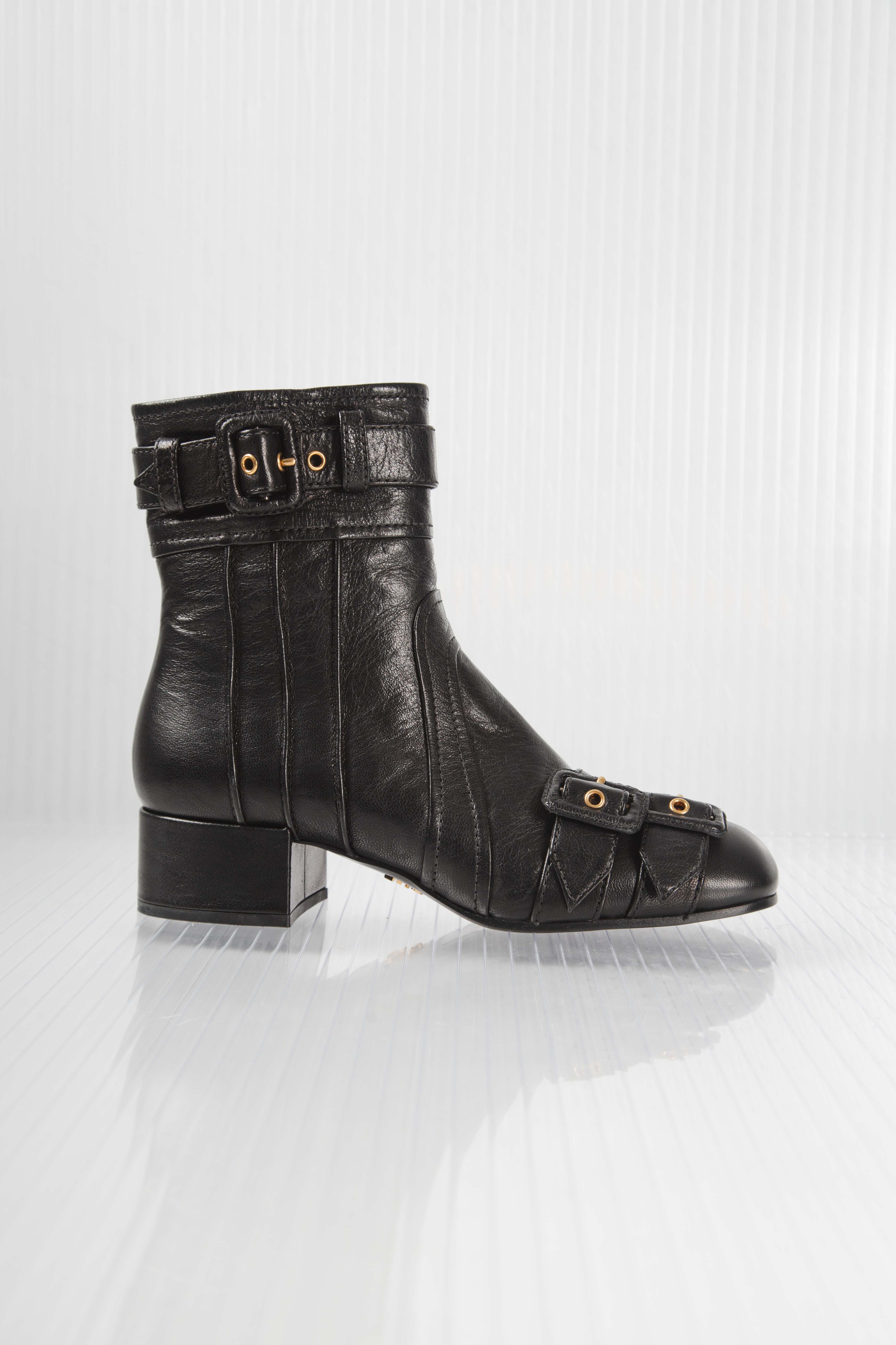 FW2017 ANKLE BUCKLED BOOTS