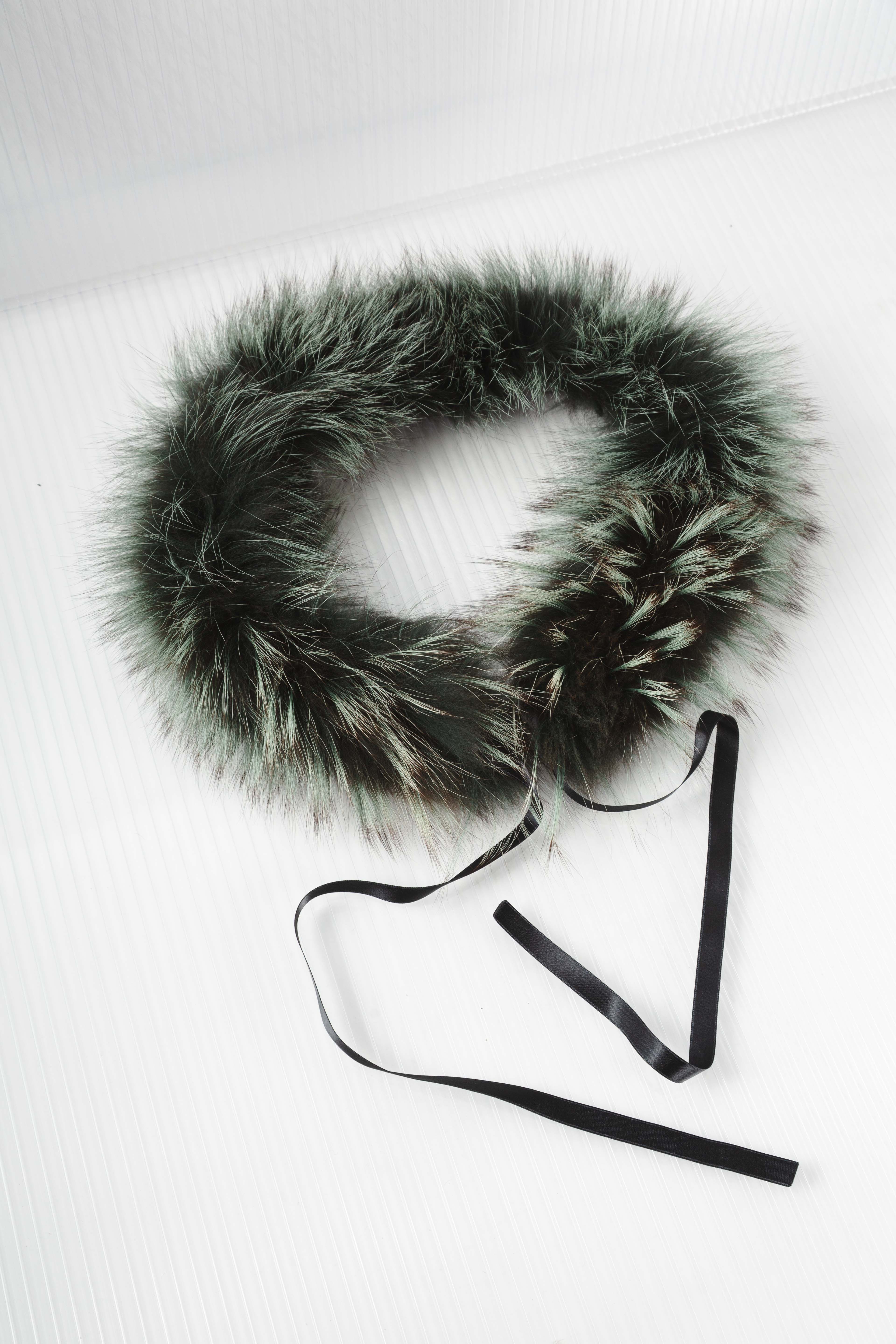 GREEN SPARKY LAPIN SCARF