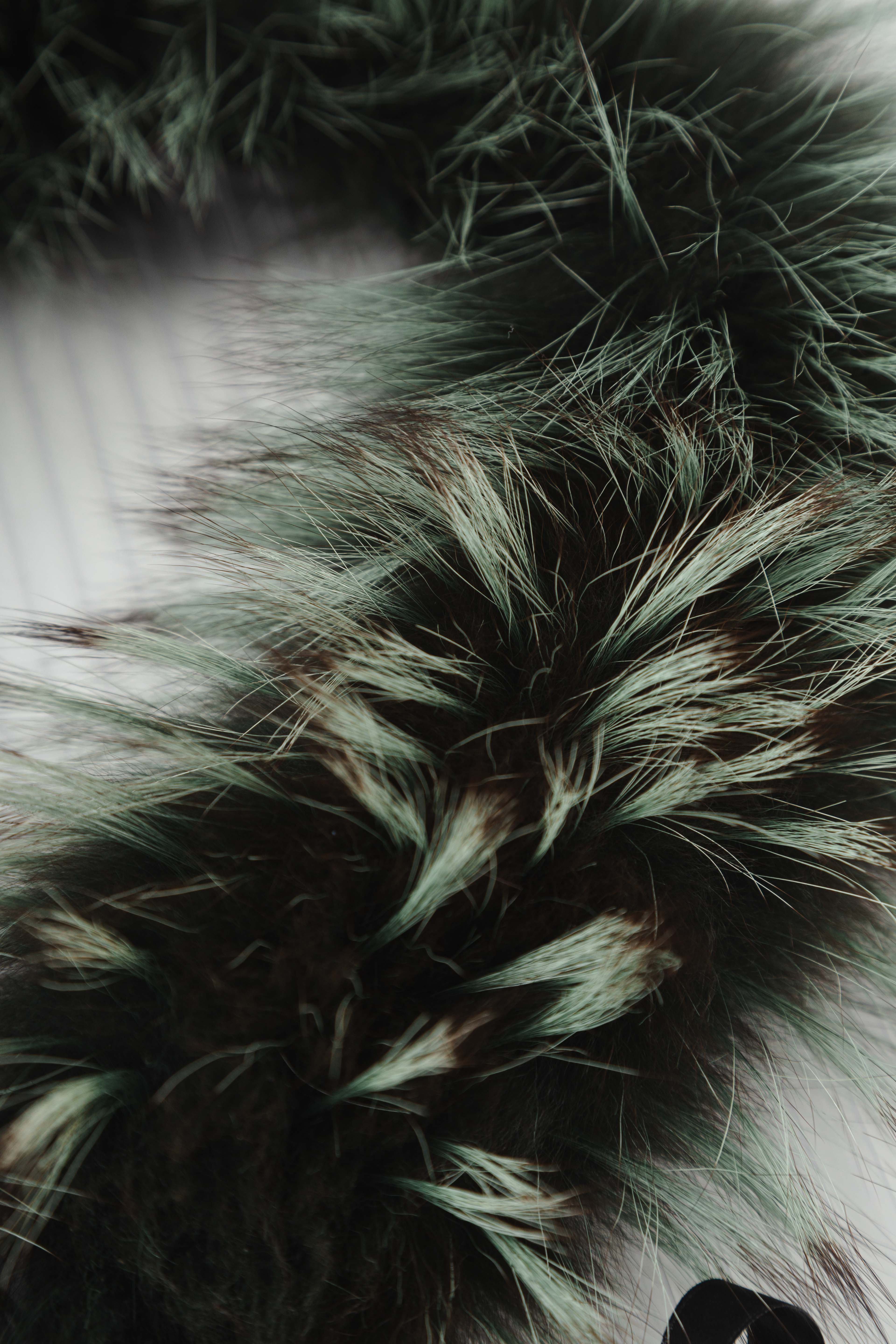 GREEN SPARKY LAPIN SCARF