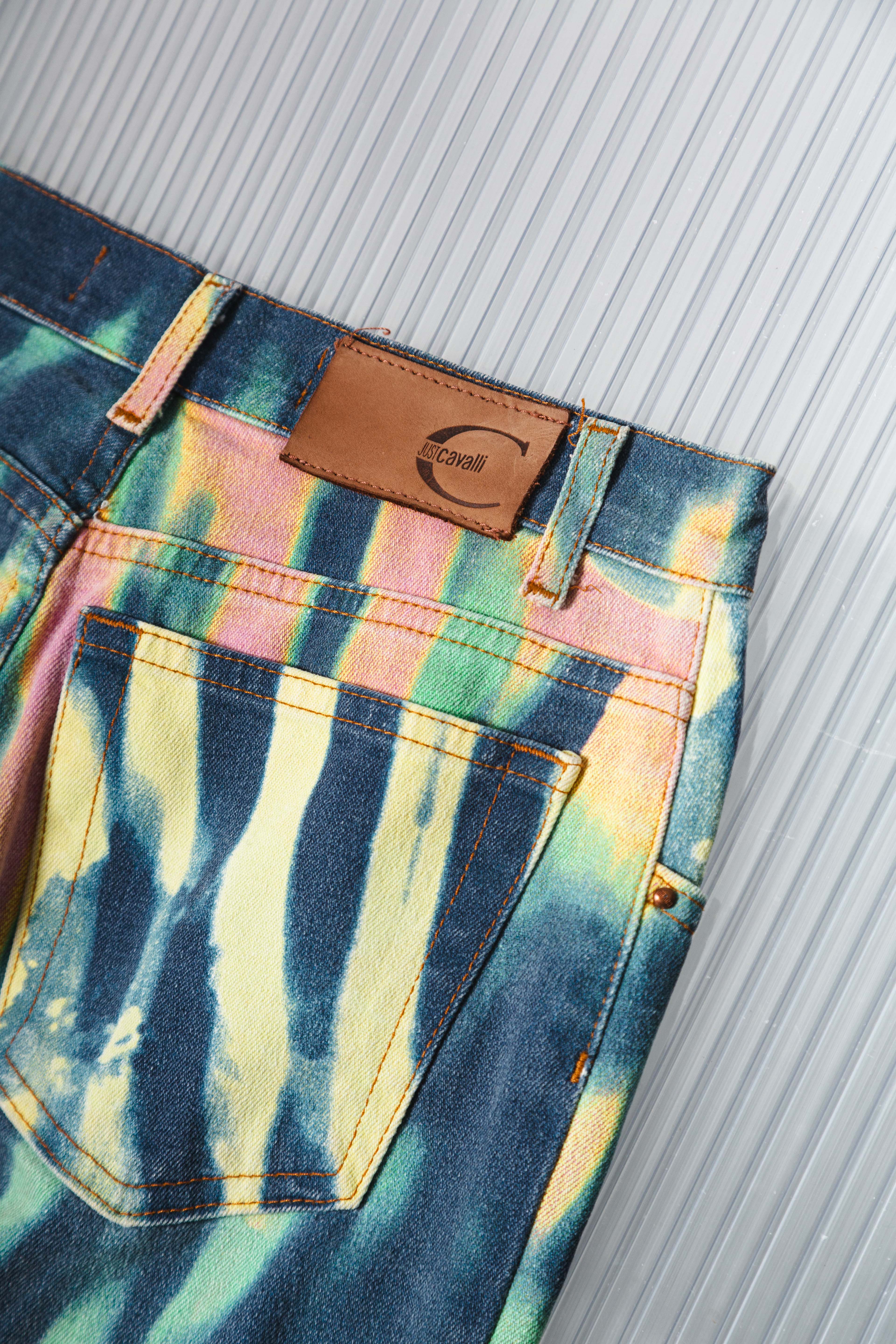 ROBERTO CAVALLI SS2002 THERMAL PSYCHO DENIM