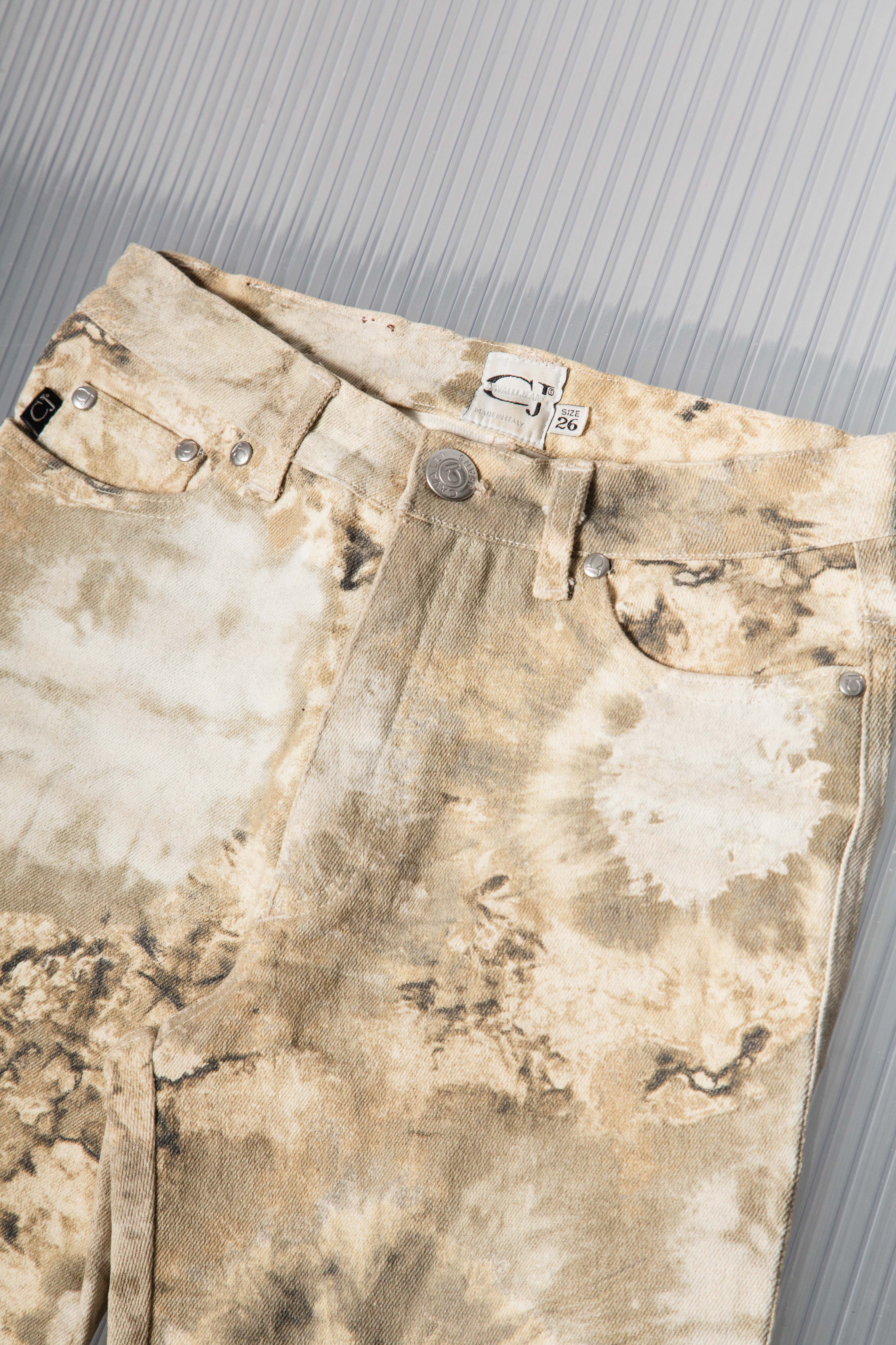 ROBERTO CAVALLI 2000S DYED DENIM