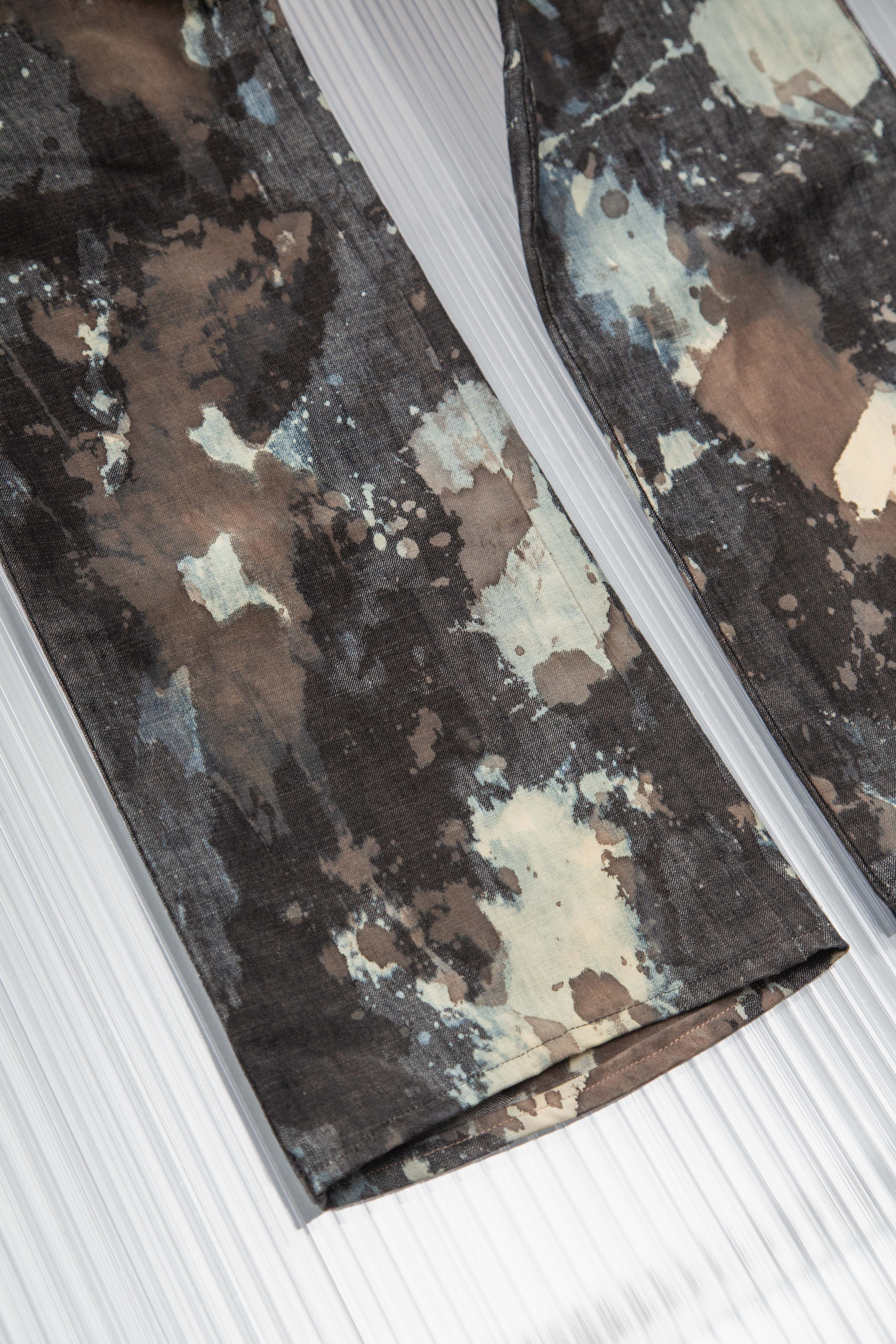 DIESEL 2000S DYED AND BLEACHED DENIM
