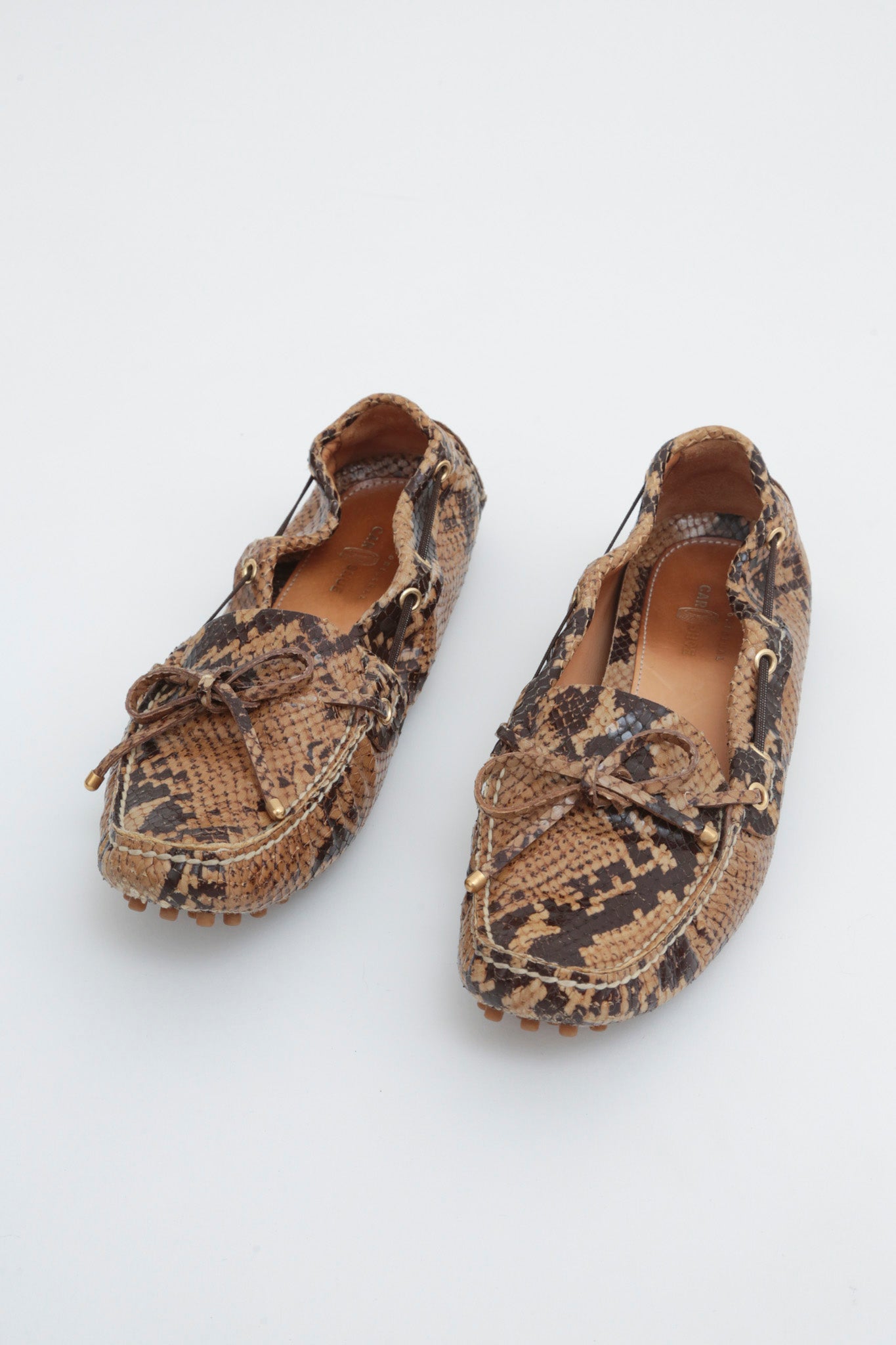 Snake Leather Loafers