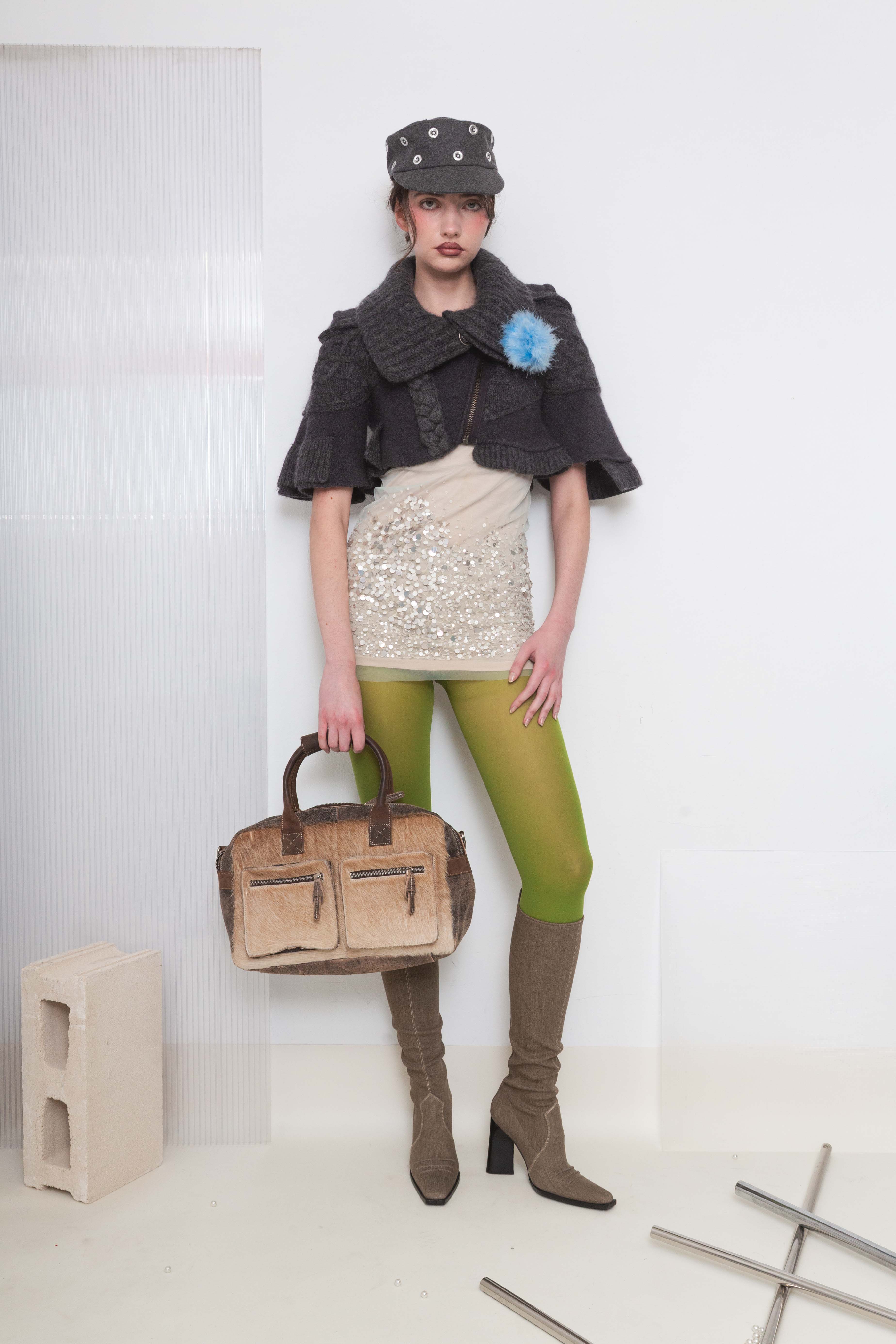 WOOL STRUCTURED BOLERO