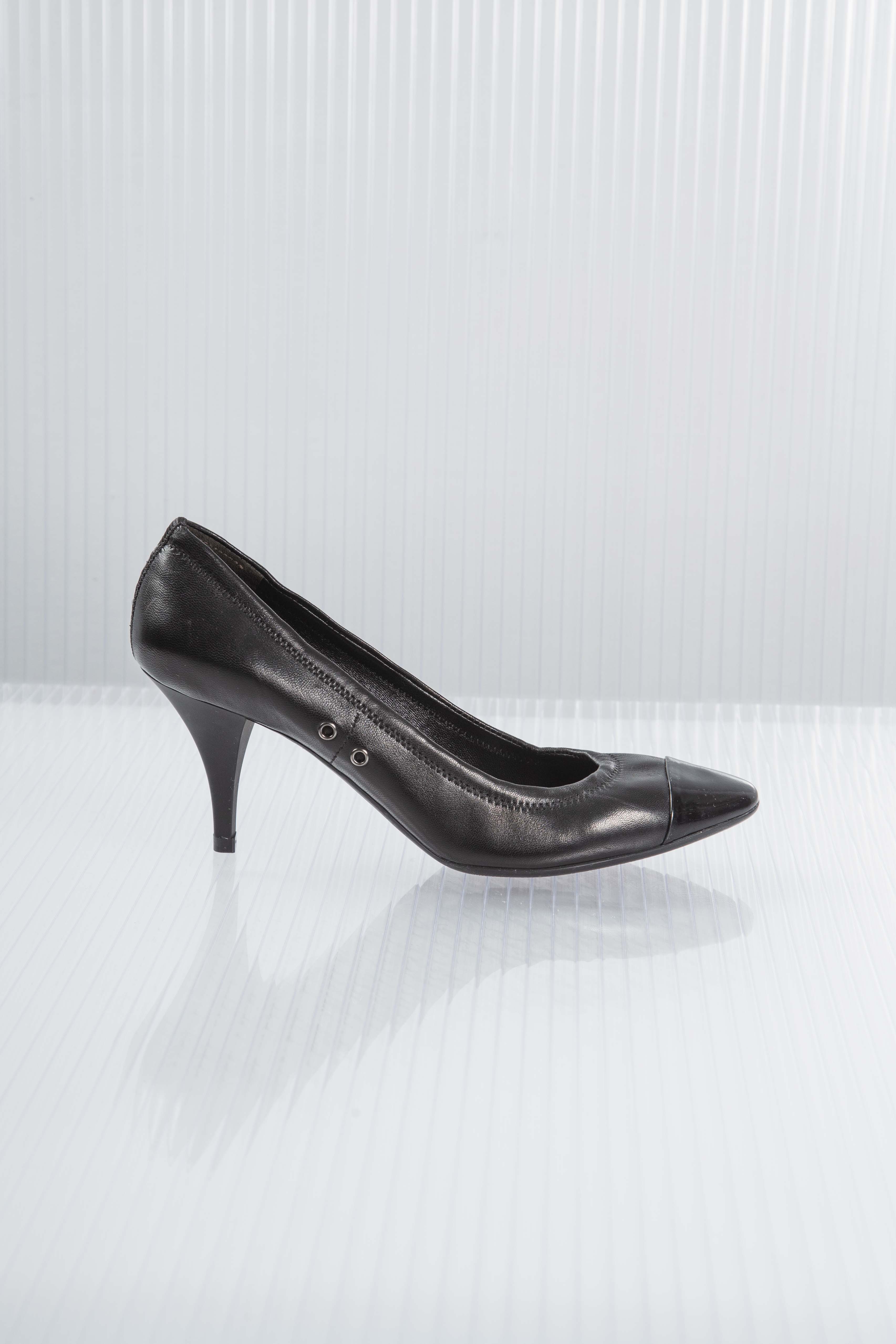 PRADA SPORT PATRNT LEATHER HEELS
