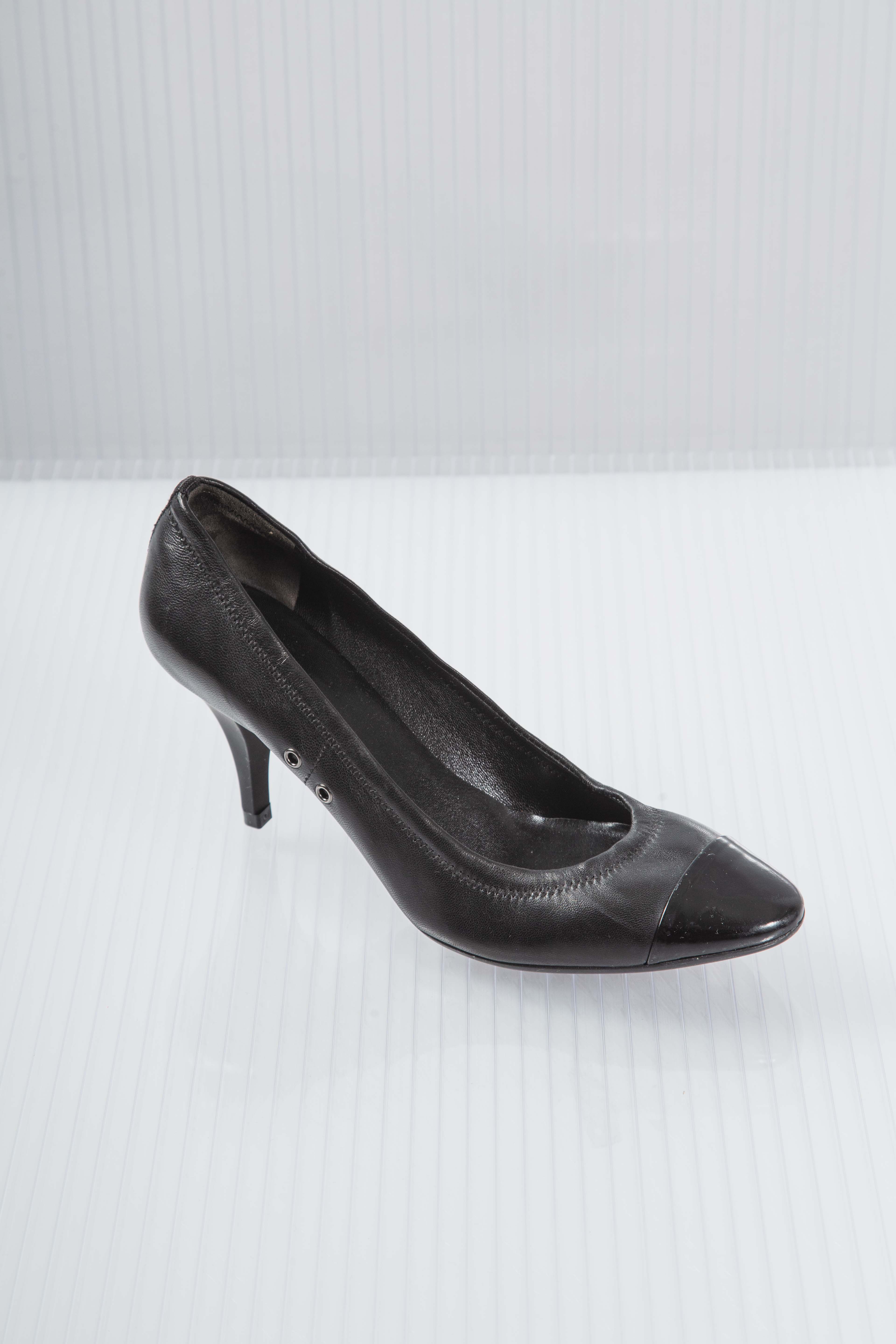 PRADA SPORT PATRNT LEATHER HEELS