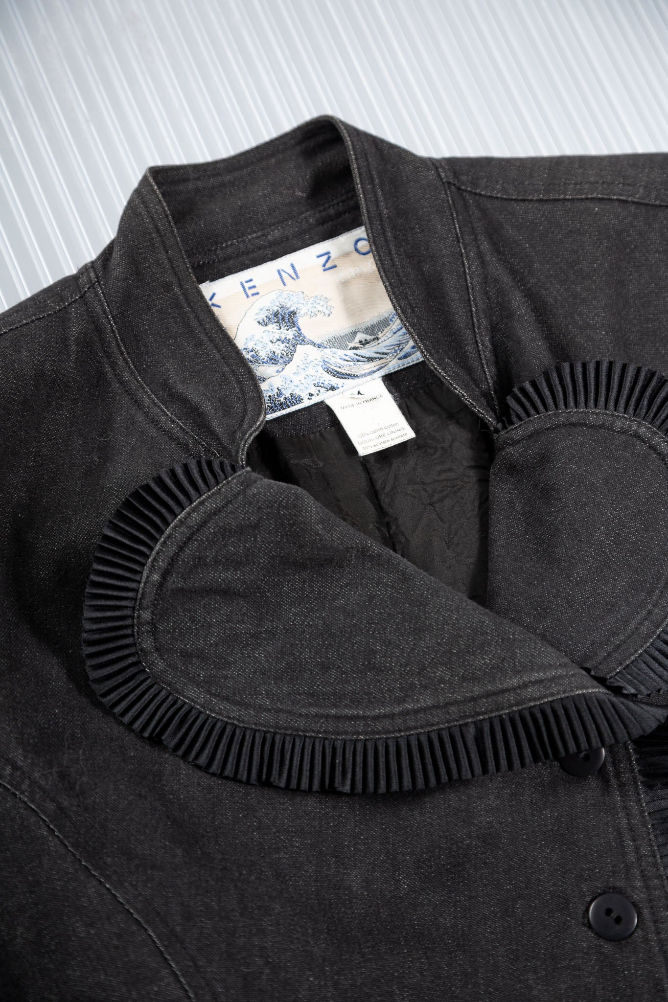 KENZO RARE PUFFED WAVE SHAPED BLAZER