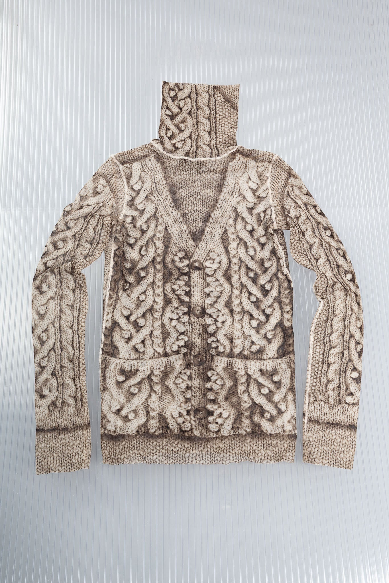 JEAN PAUL GUALTIER TROMPE L’OEIL MESH TOP