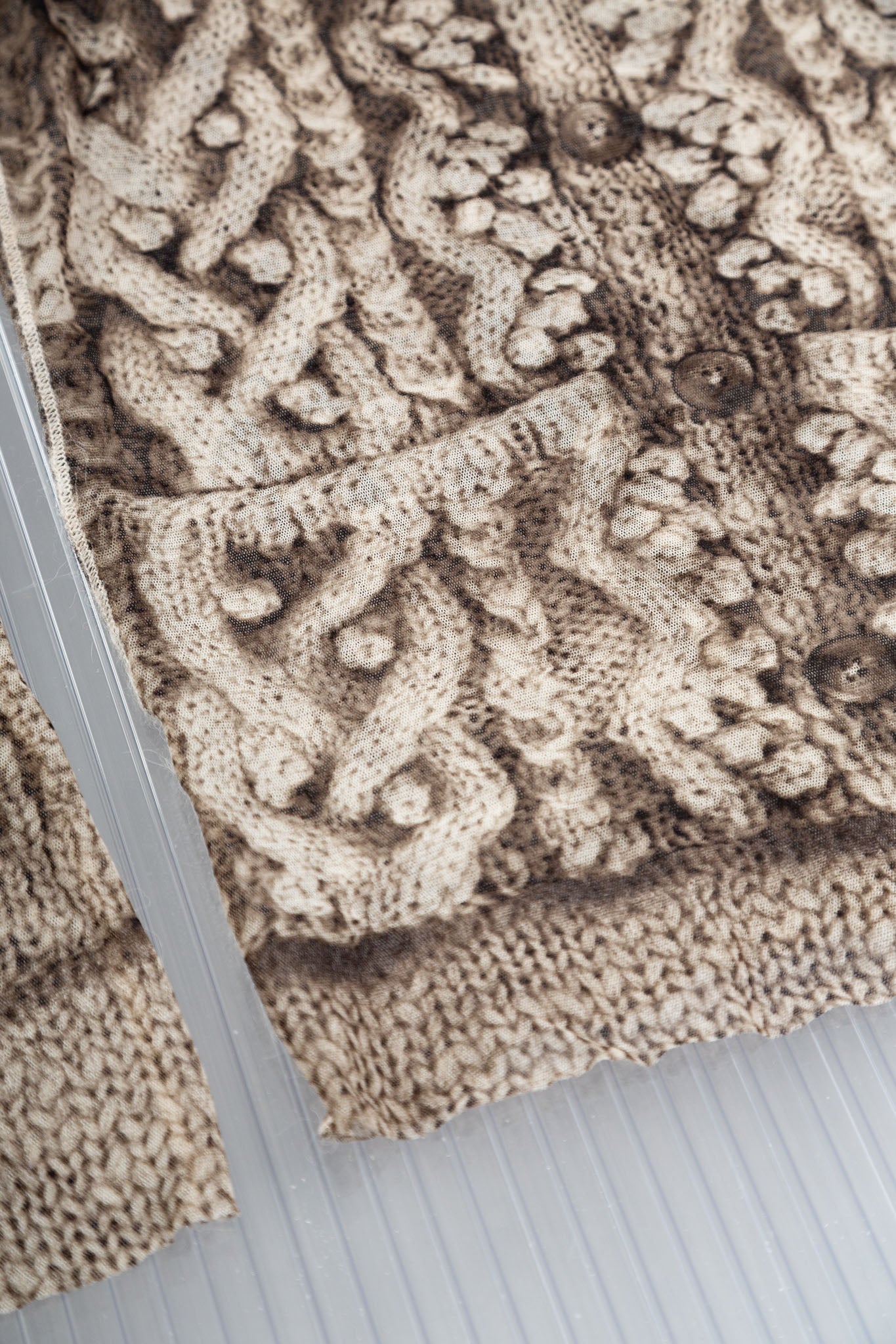 JEAN PAUL GUALTIER TROMPE L’OEIL MESH TOP