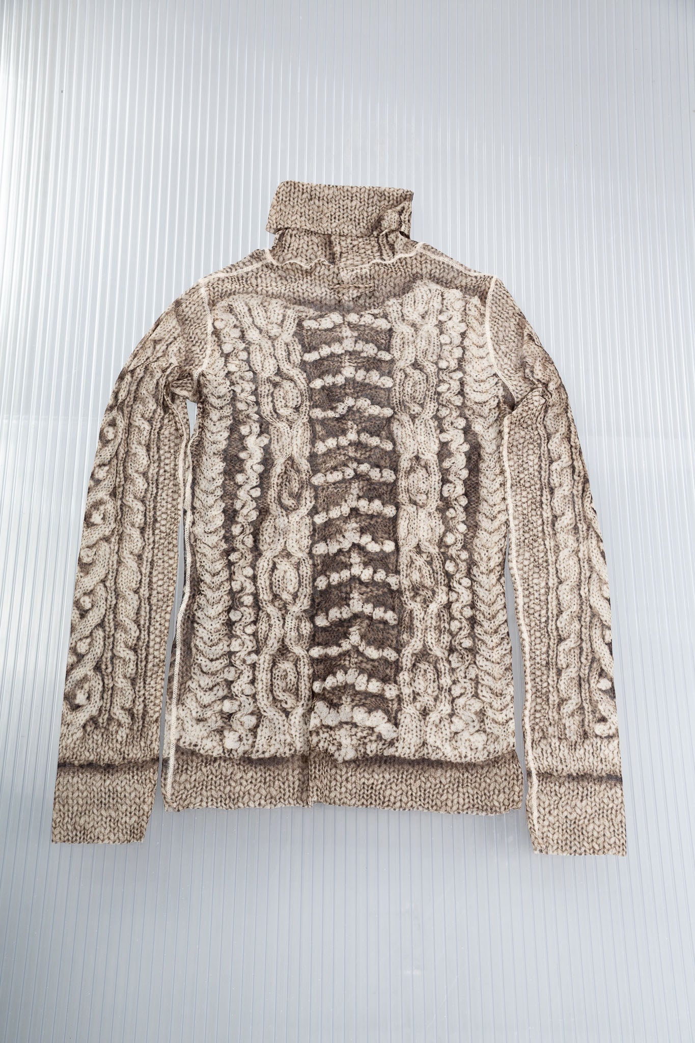 JEAN PAUL GUALTIER TROMPE L’OEIL MESH TOP