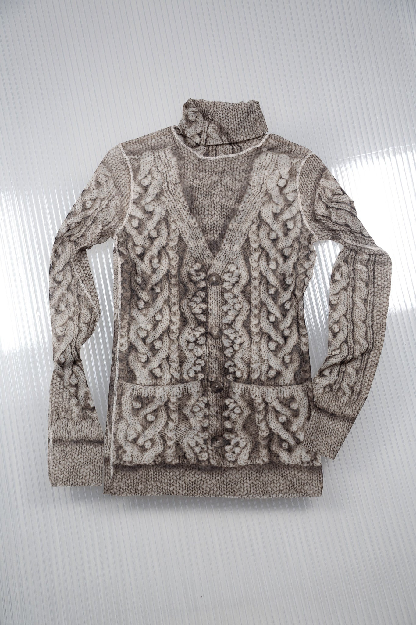 JEAN PAUL GUALTIER TROMPE L’OEIL MESH TOP