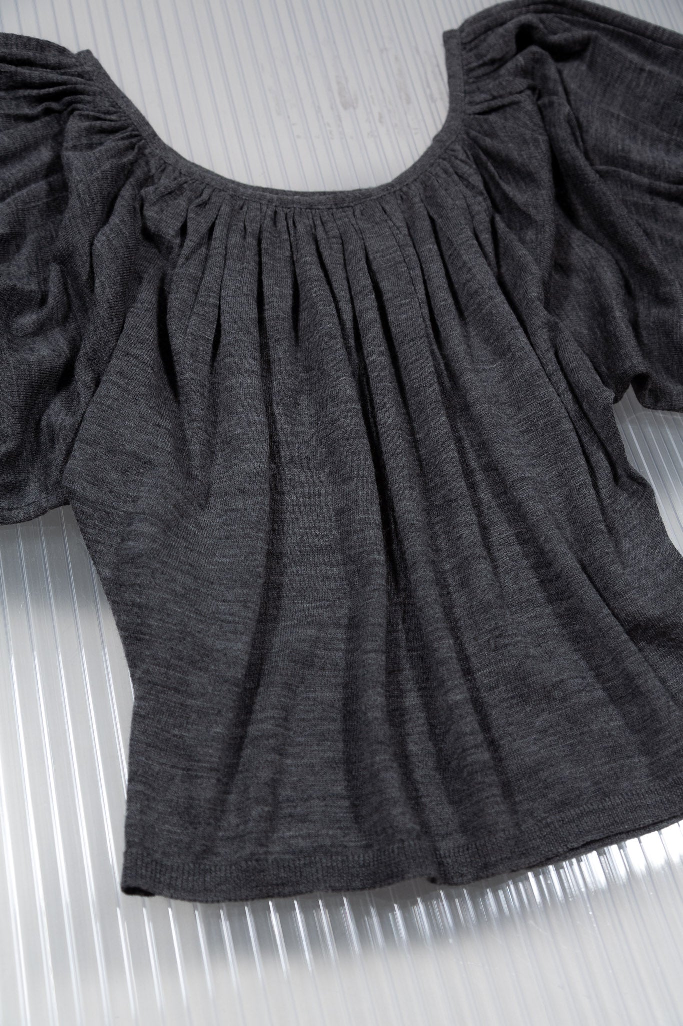 PRADA WOOL PUFF SLEEVES TOP