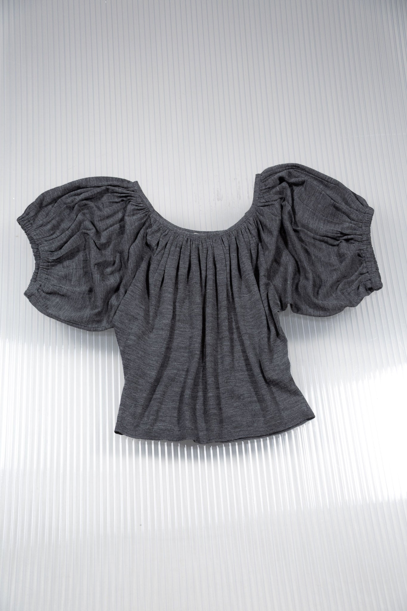 PRADA WOOL PUFF SLEEVES TOP