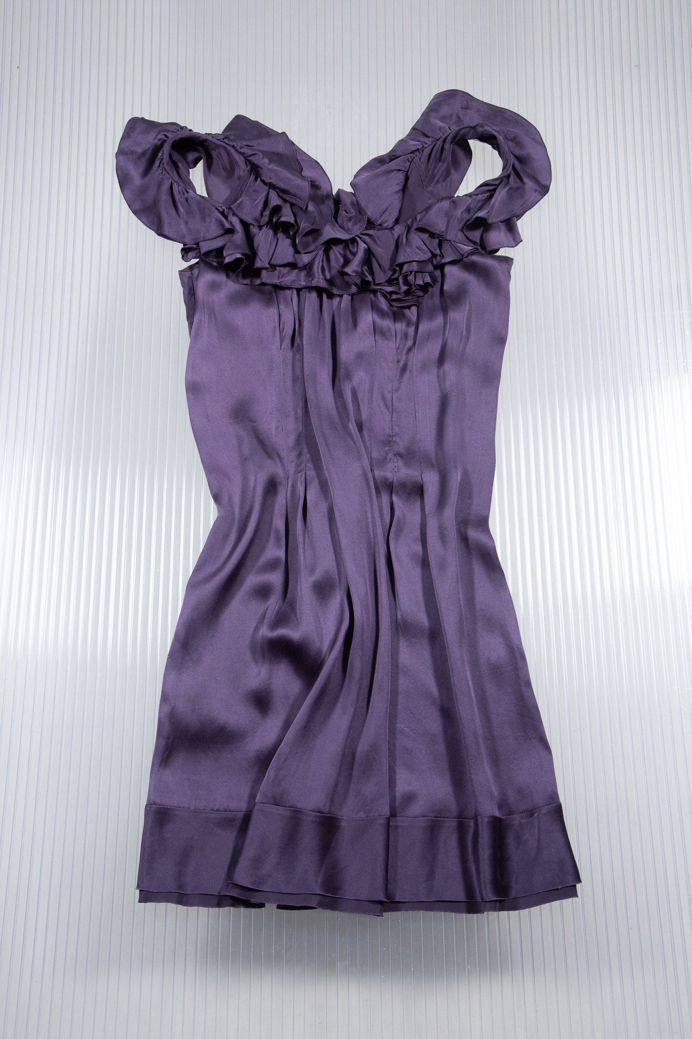 PRADA SILK RUFFLES DOLL DRESS