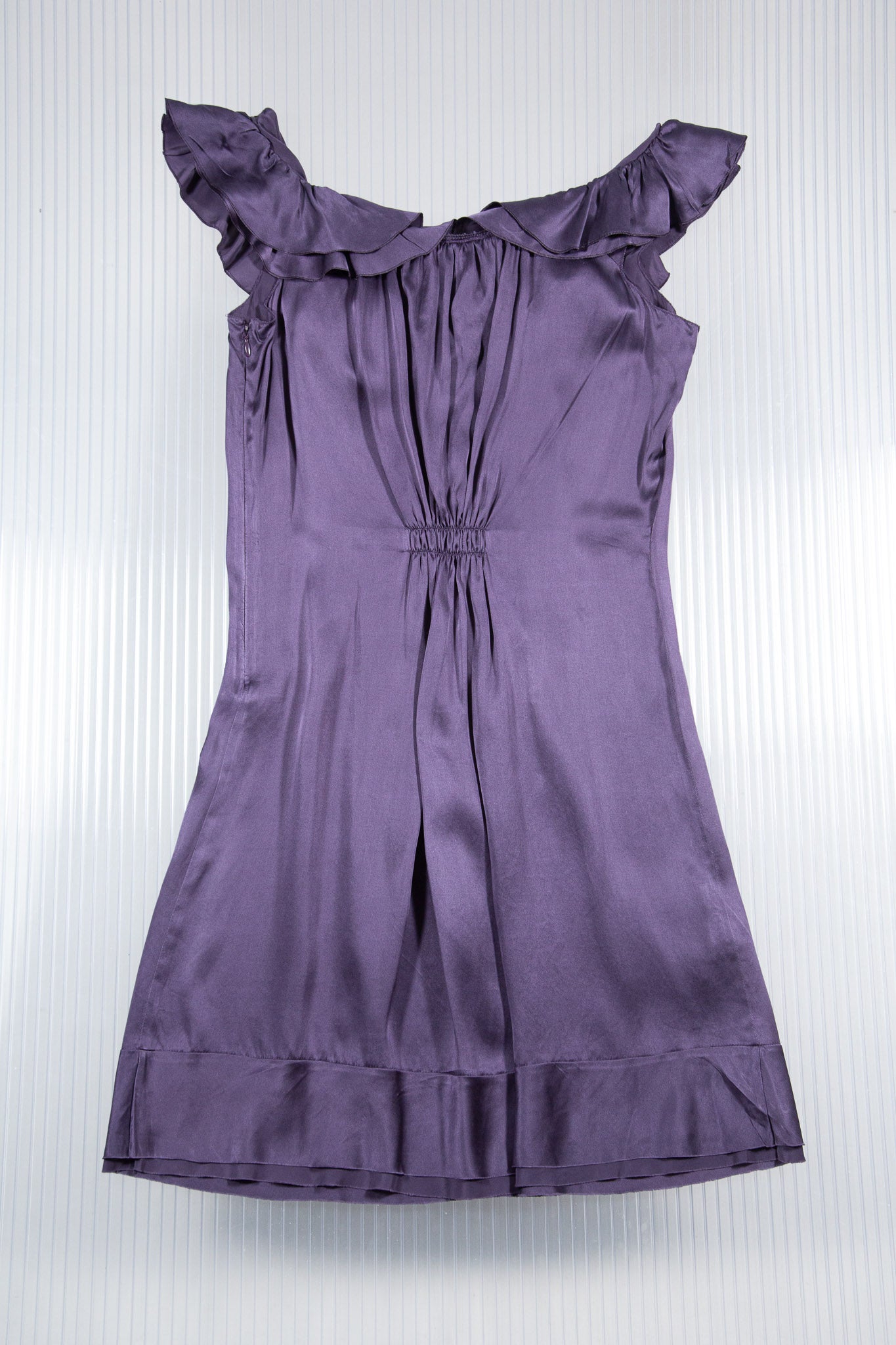 PRADA SILK RUFFLES DOLL DRESS
