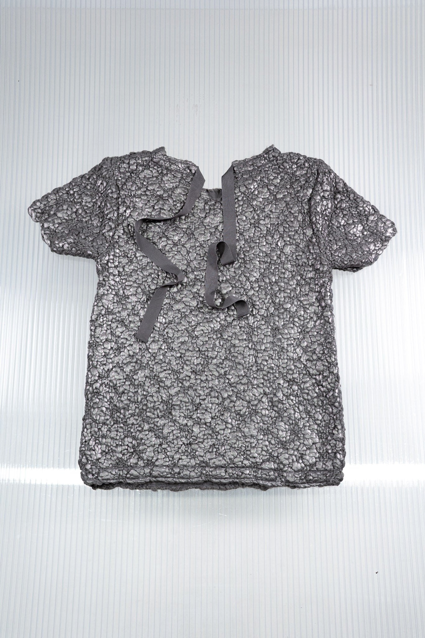MONCLER WOOL SILVER JUMPER