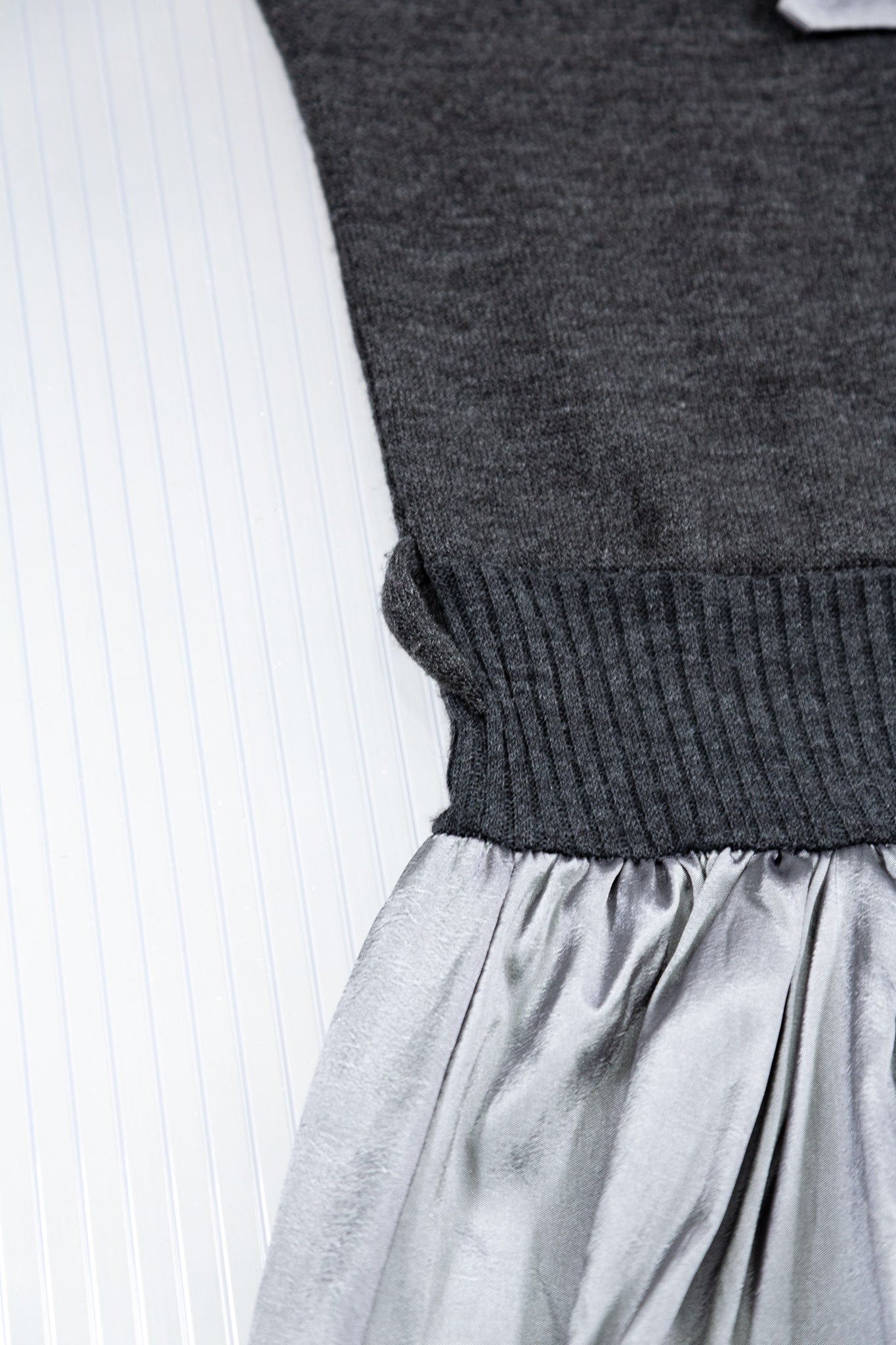 KNIT SHEEN BUBBLE DRESS