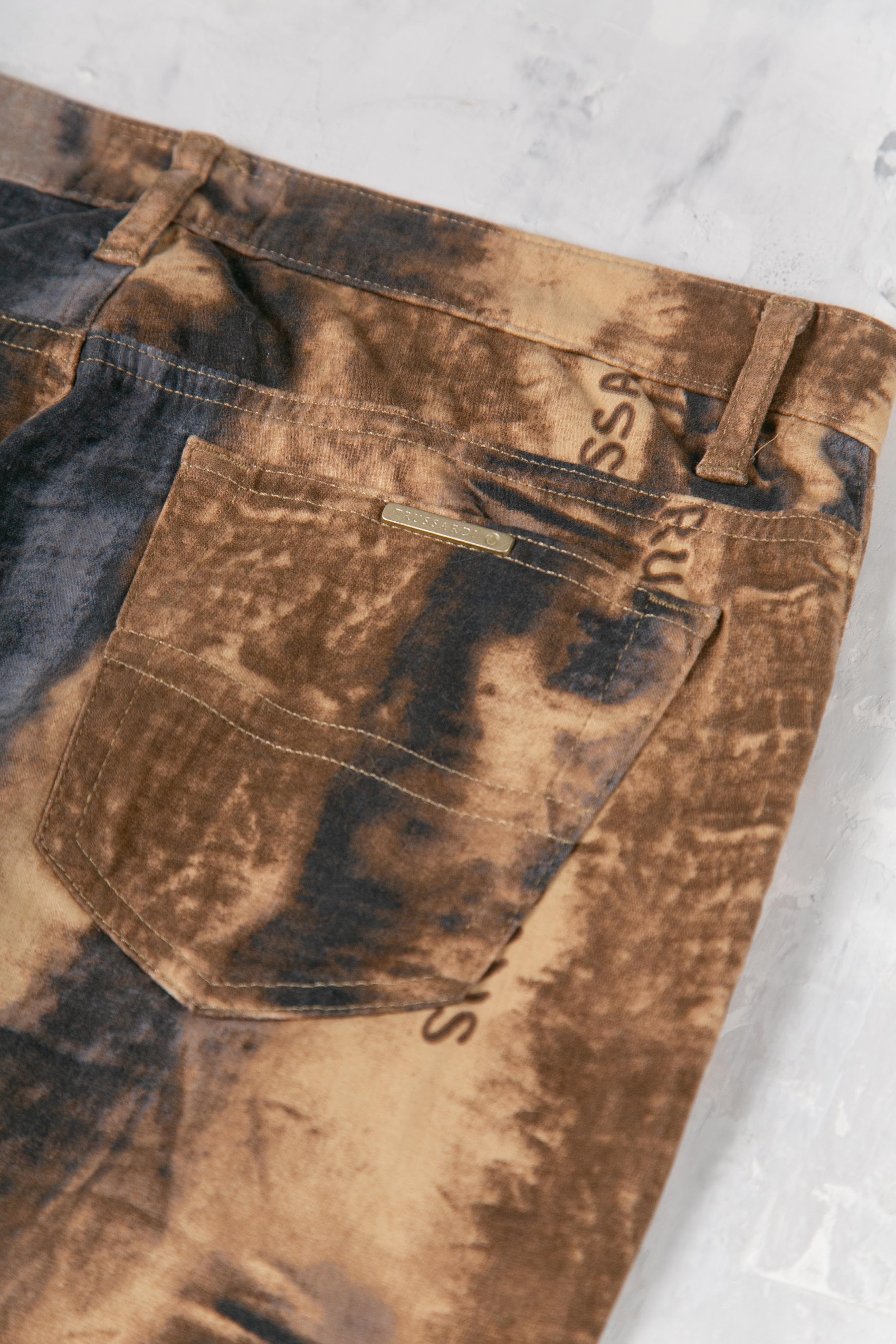 MUDDY PRINTED FLARED PANTS